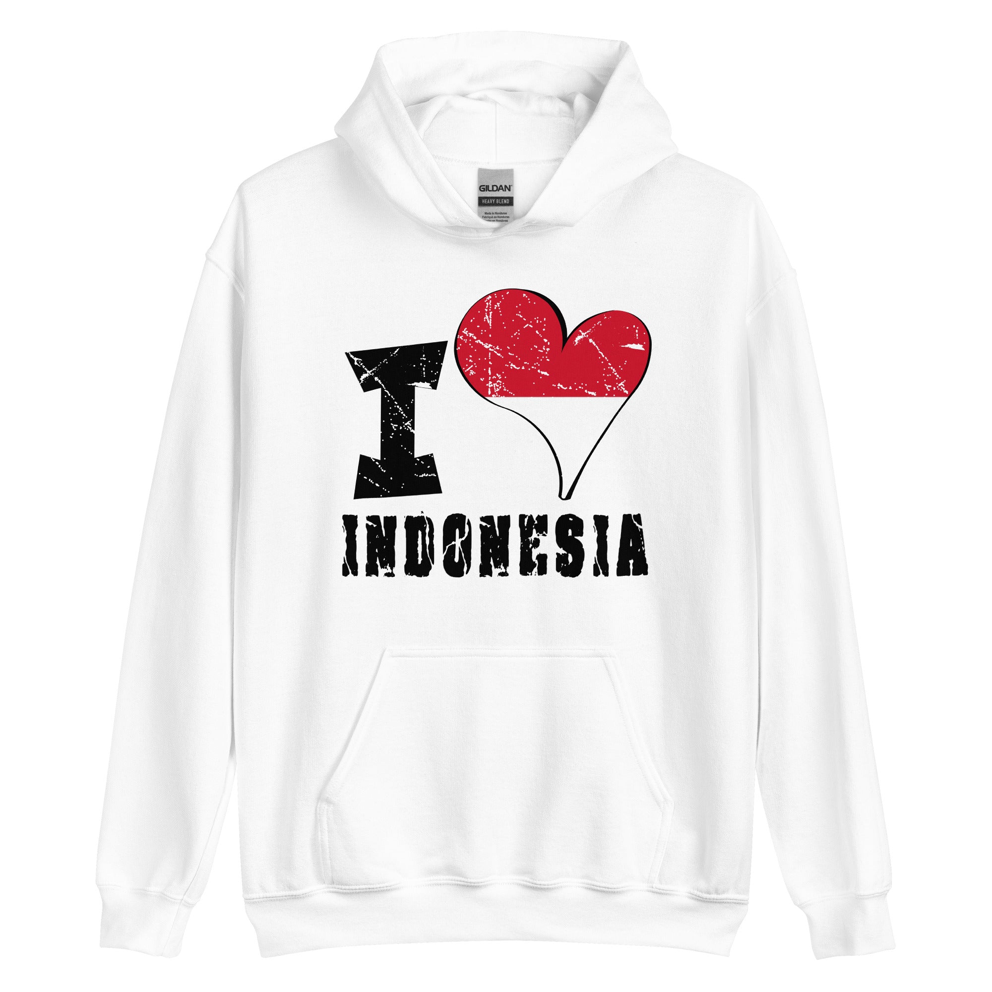 Unisex Hoodie - I Love Indonesia