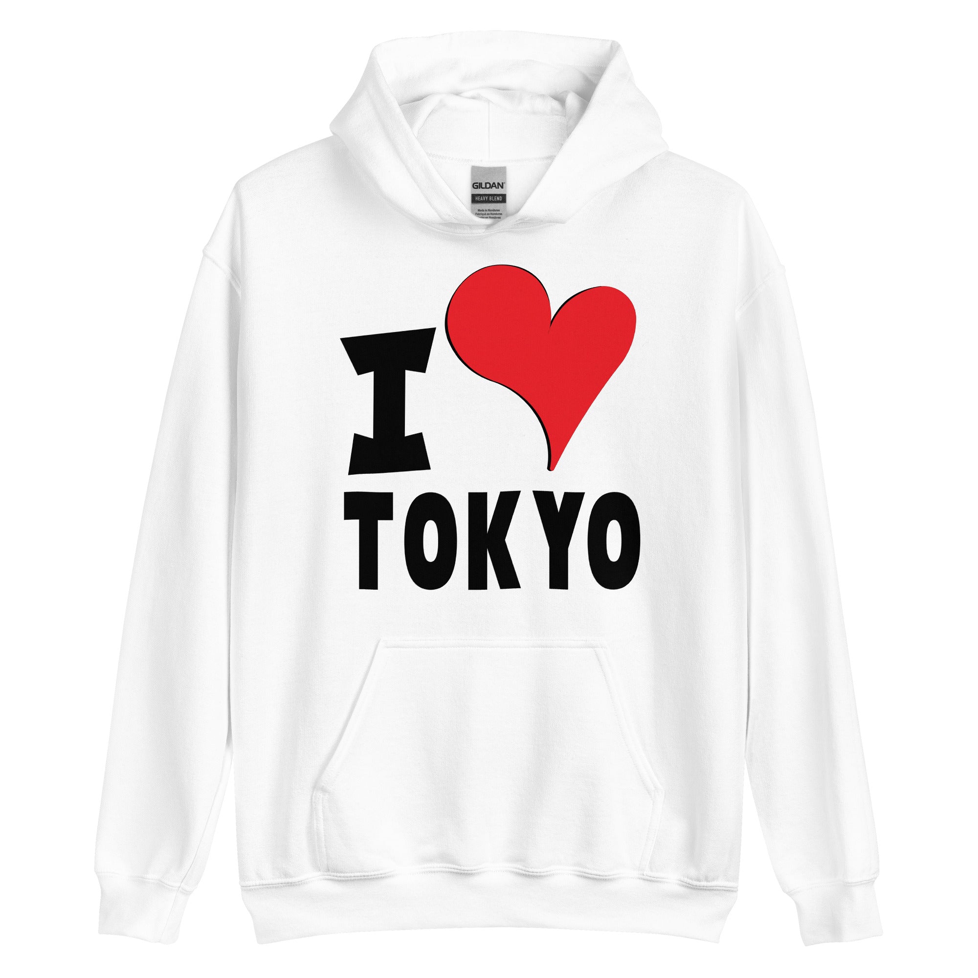 Unisex Hoodie - I Love Tokyo Red