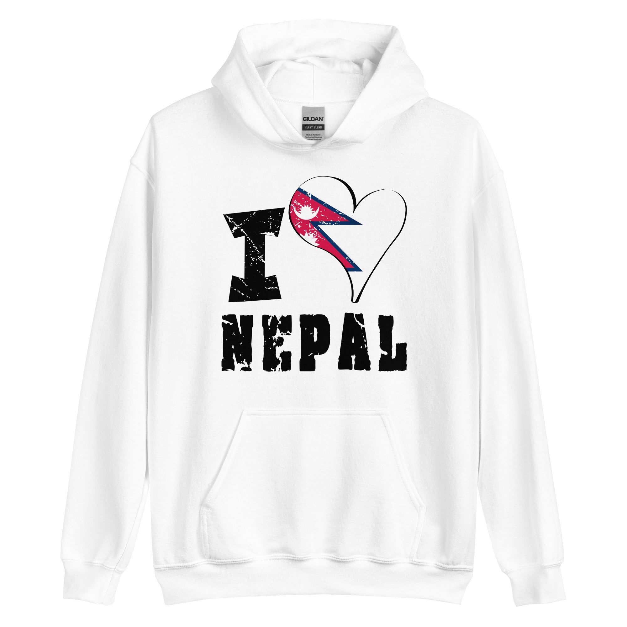 Unisex Hoodie - I Love Nepal