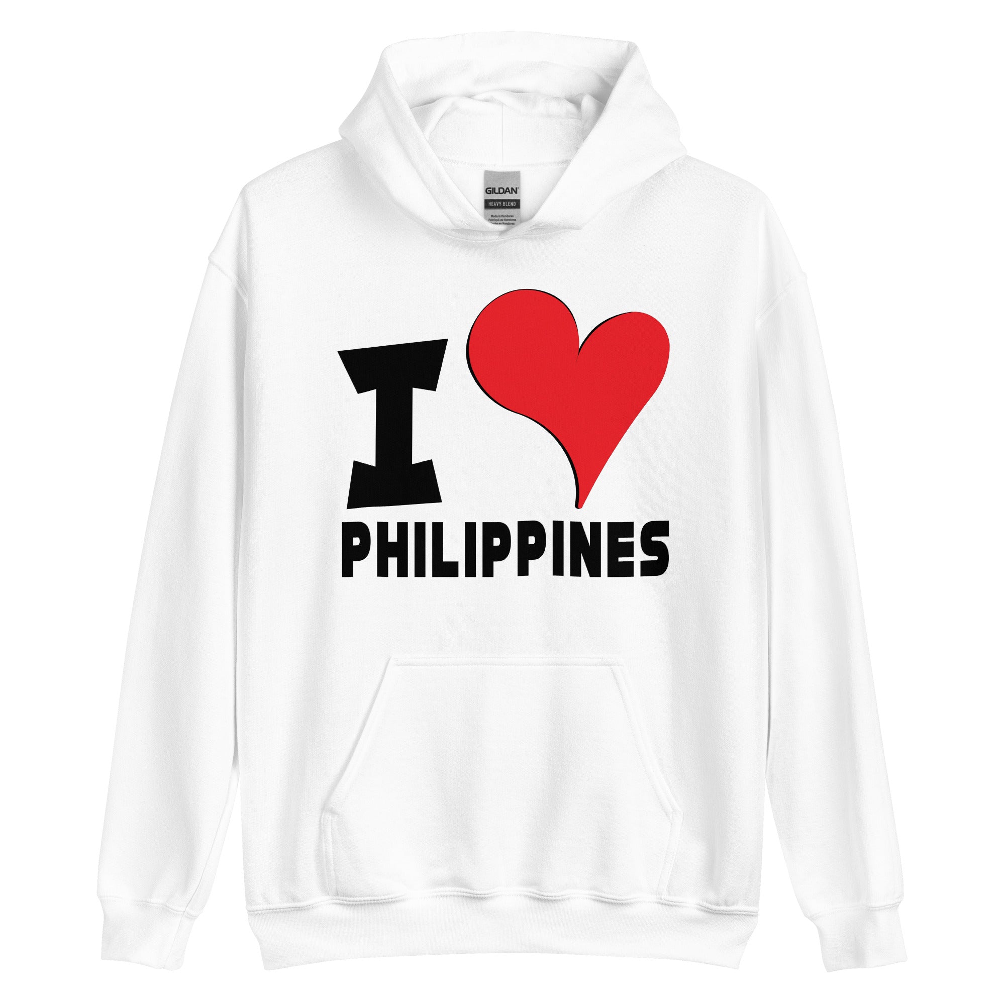 Unisex Hoodie - I Love Philippines Red