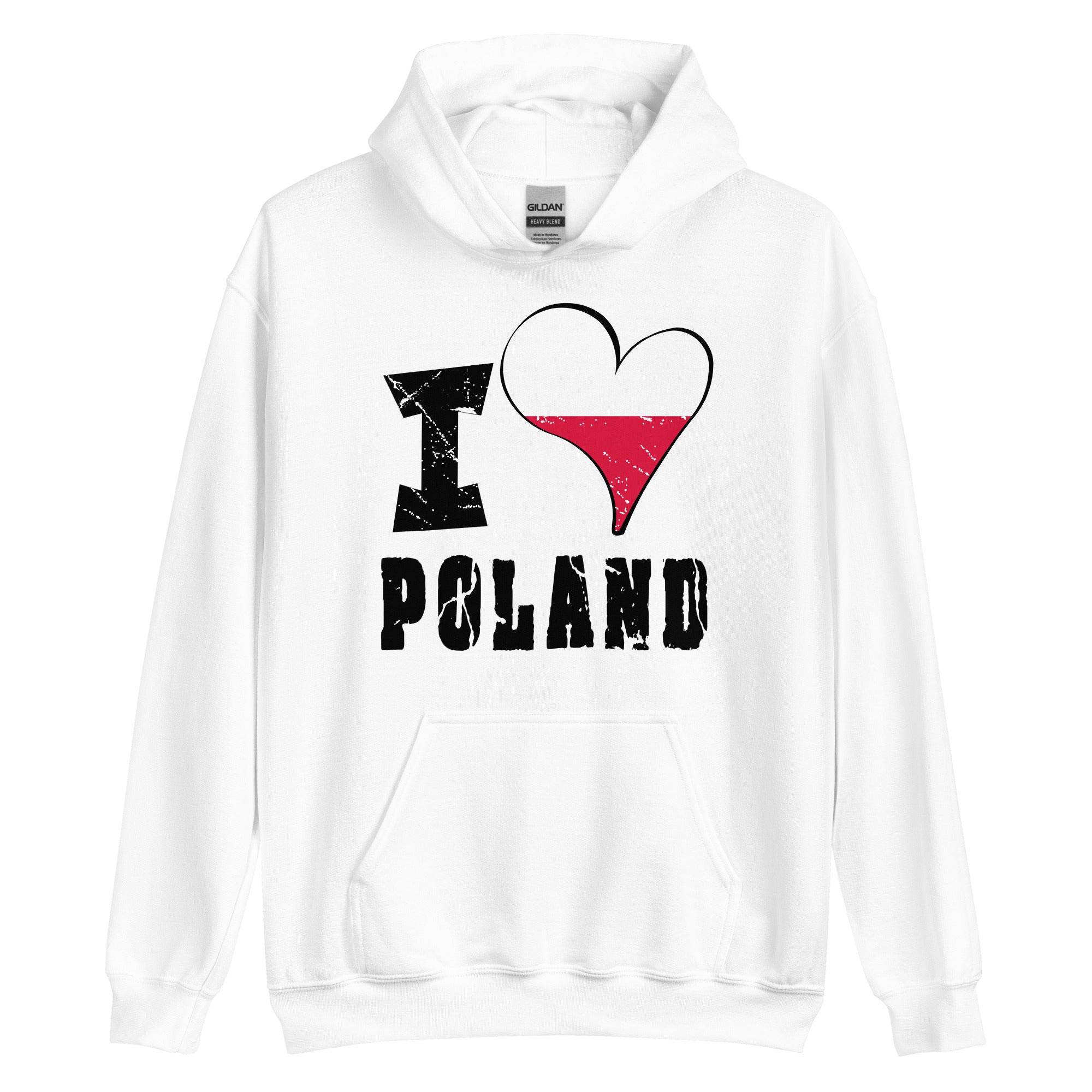 Unisex Hoodie - I Love Poland