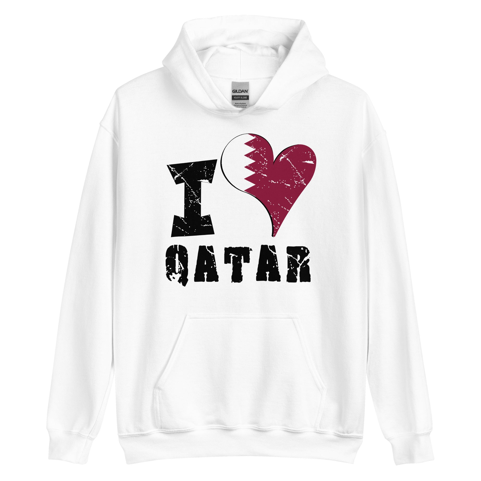 Unisex Hoodie - I Love Qatar