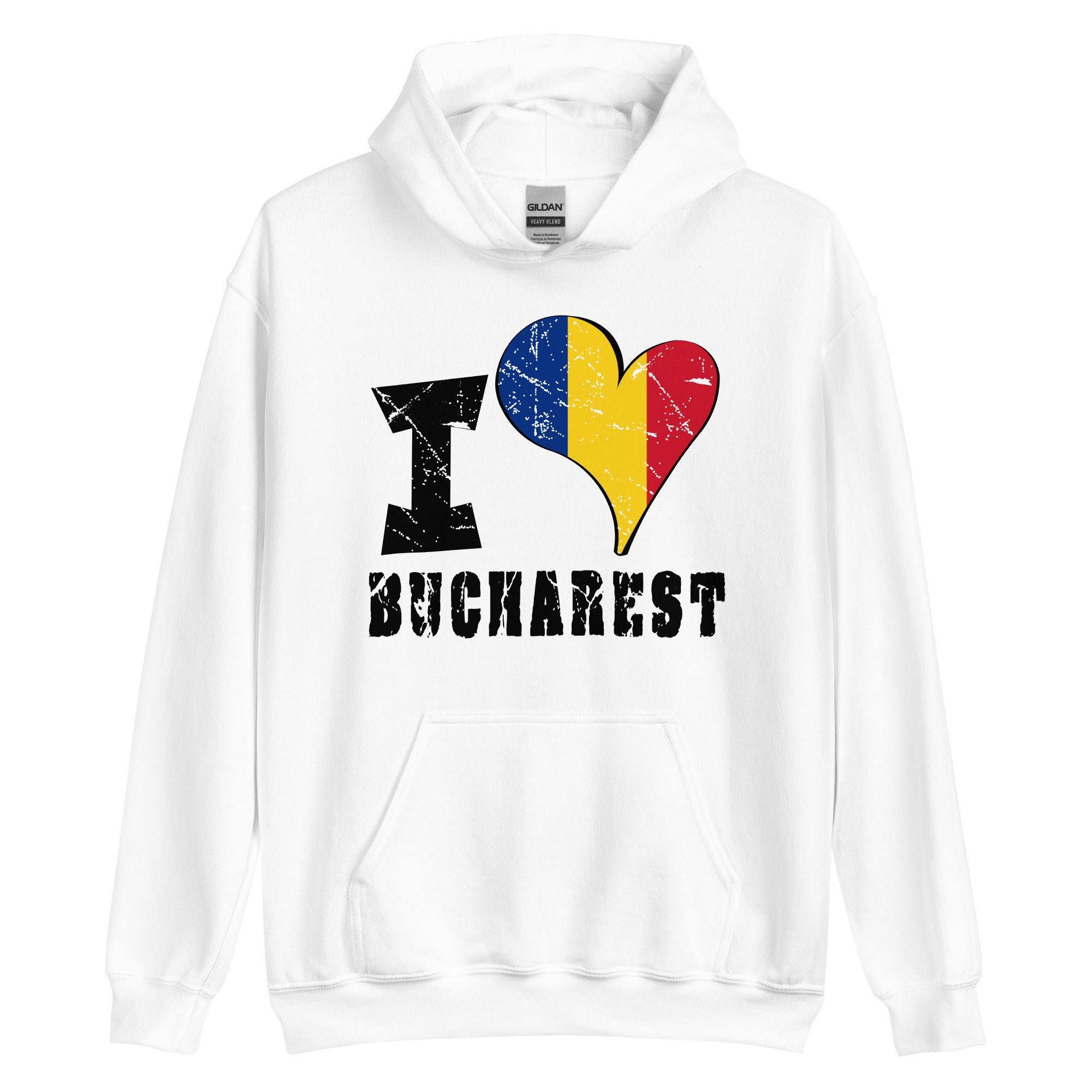 Unisex Hoodie - I Love Bucharest