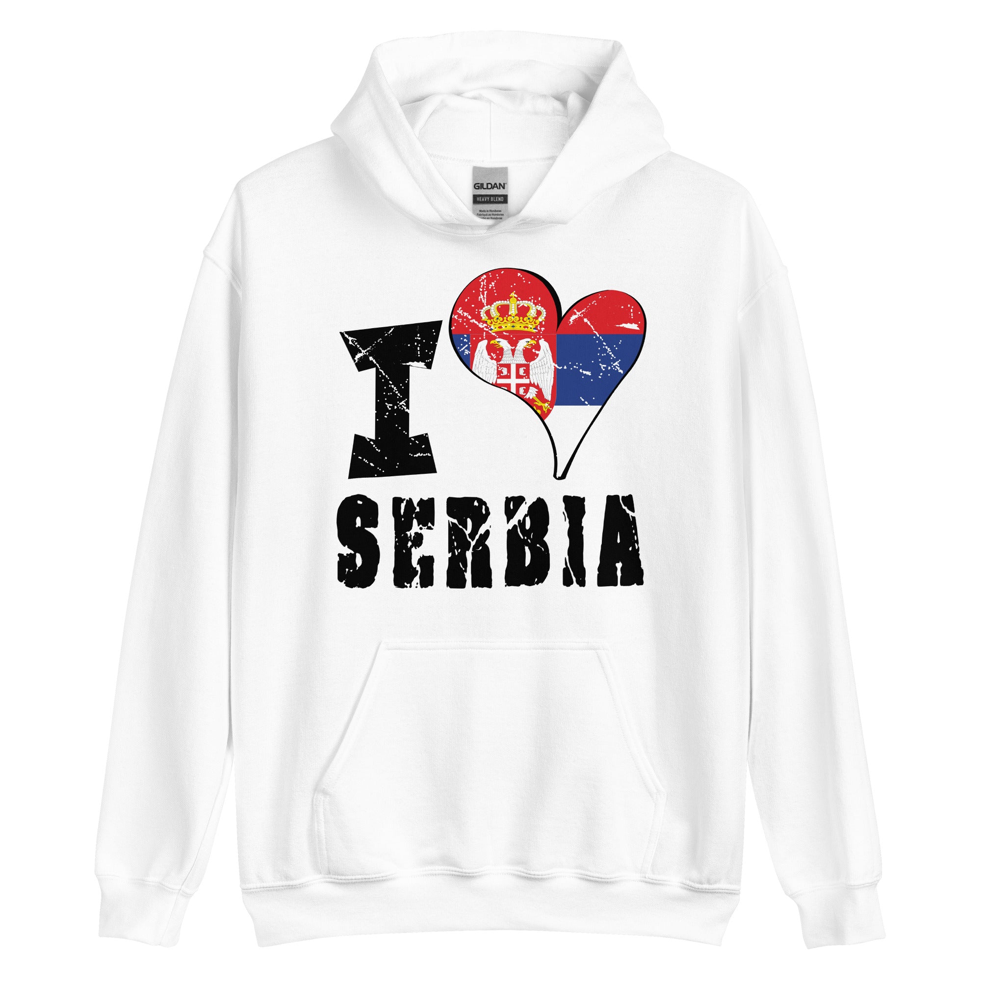 Unisex Hoodie - I Love Serbia