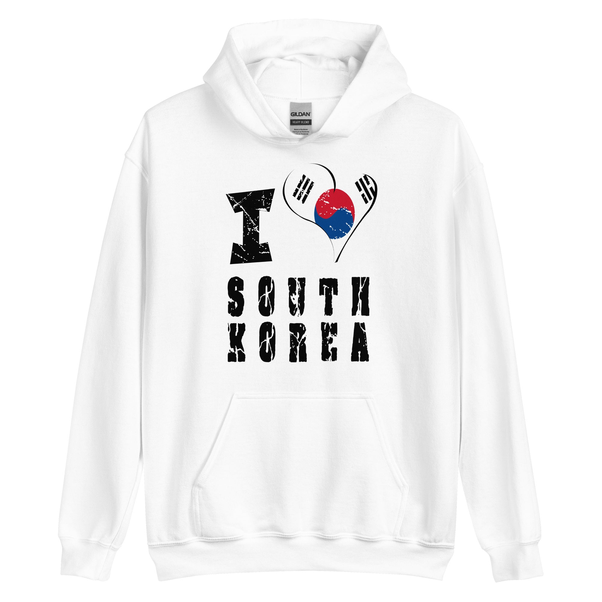 Unisex Hoodie - I Love South Korea