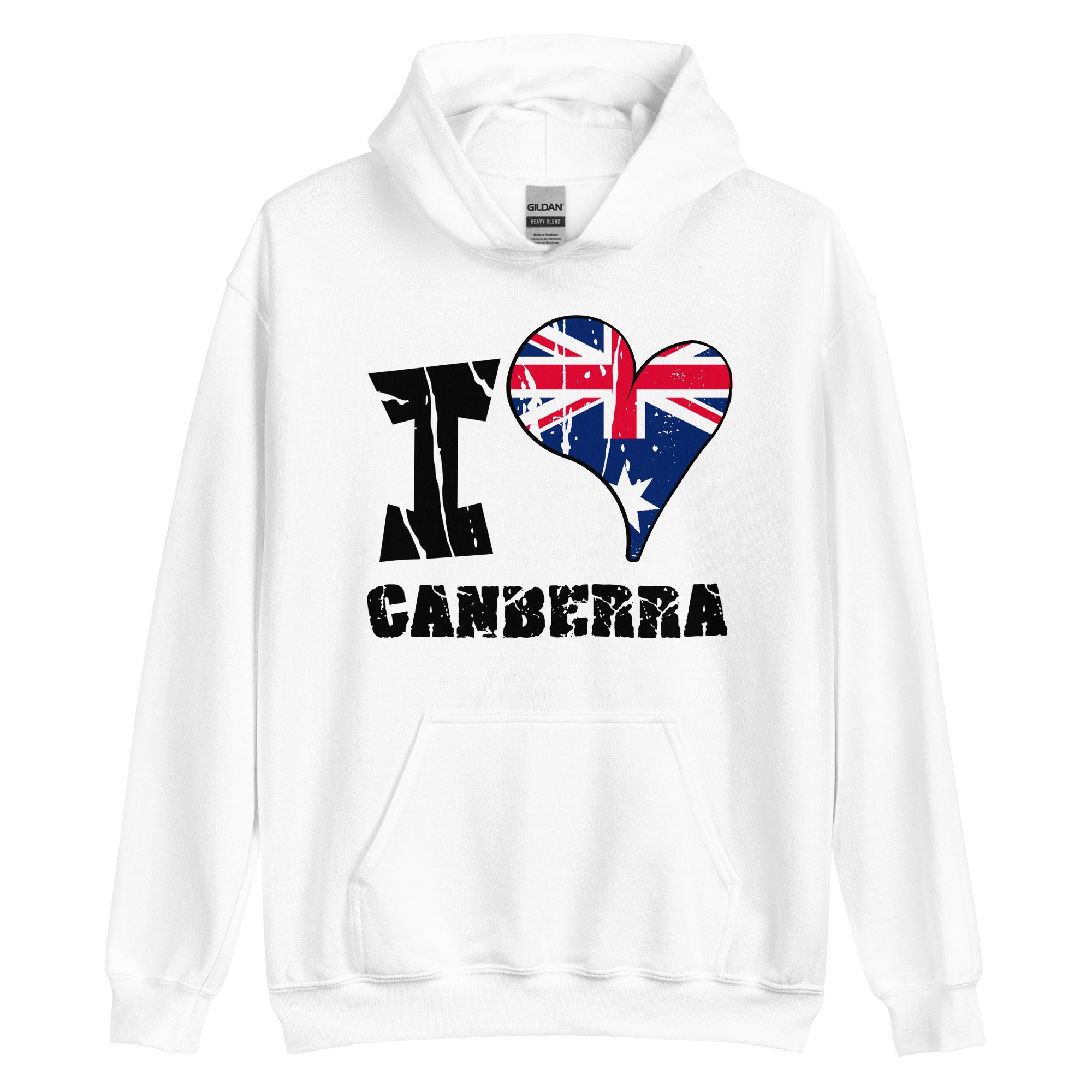 Unisex Hoodie - I Love Canberra