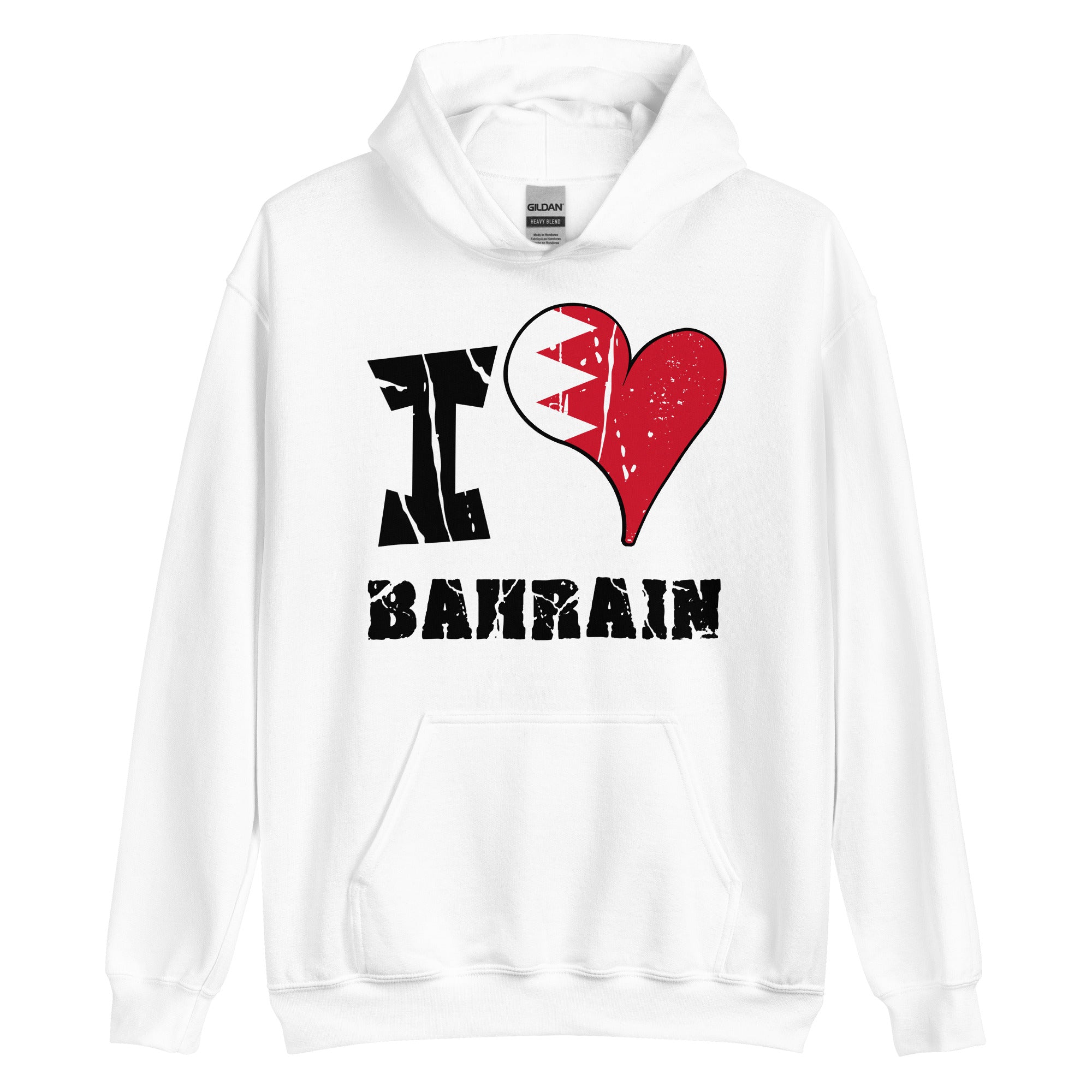 Unisex Hoodie - I Love Bahrain