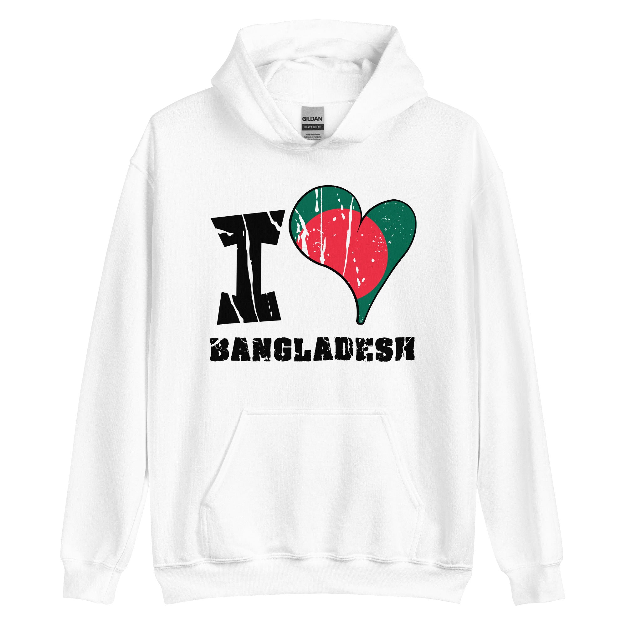 Unisex Hoodie - I Love Bangladesh