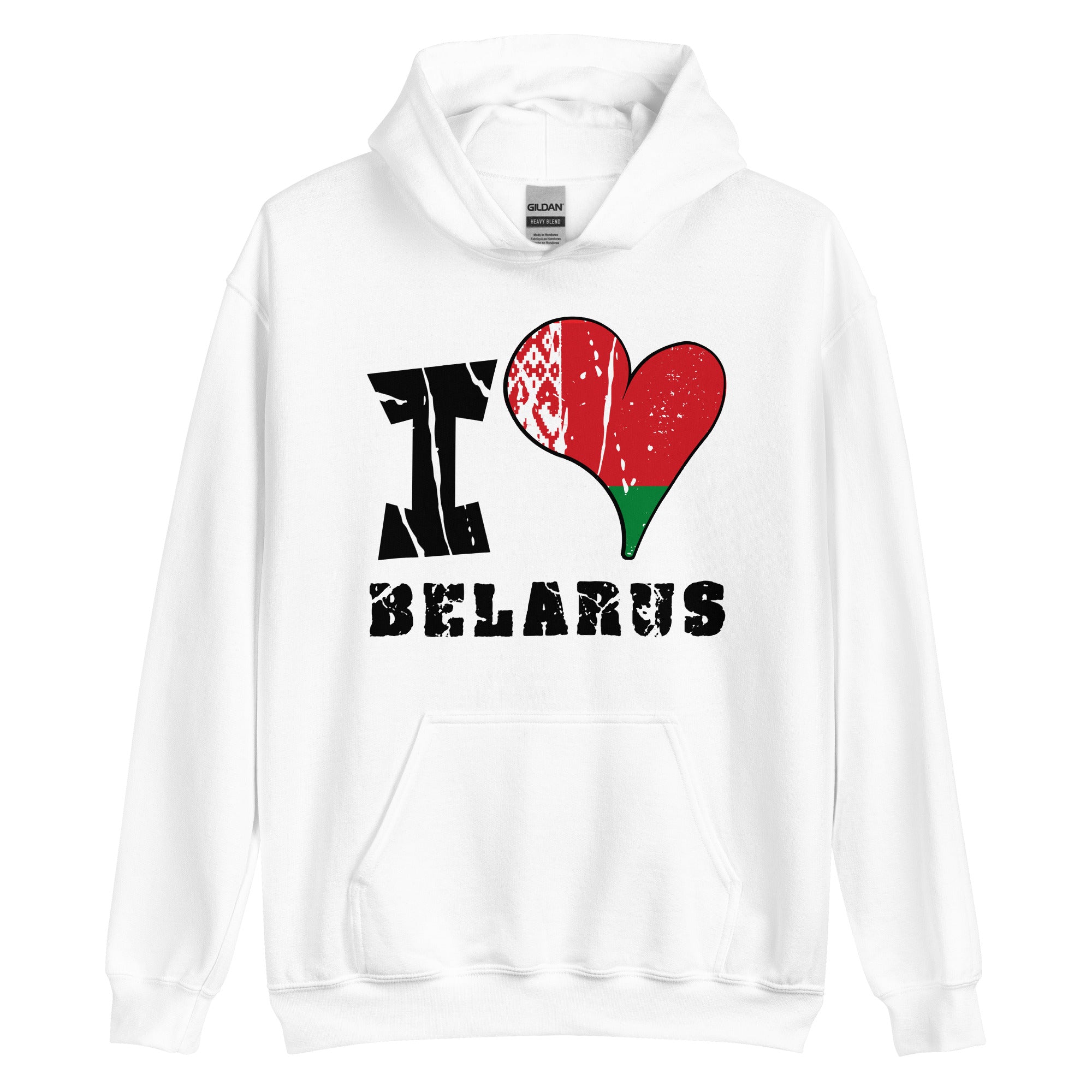 Unisex Hoodie - I Love Belarus