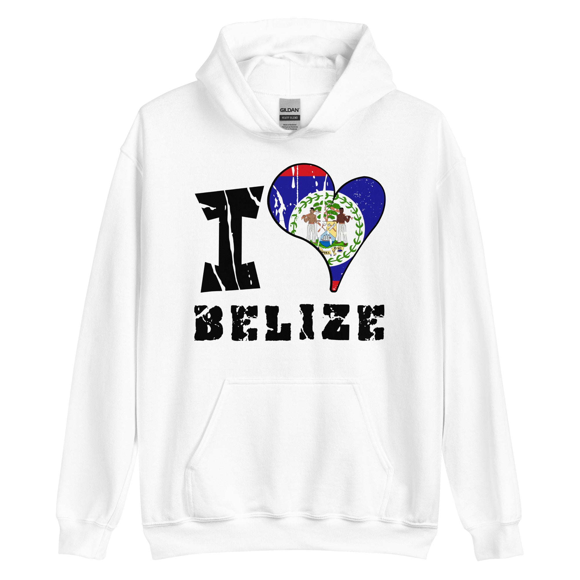 Unisex Hoodie - I Love Belize