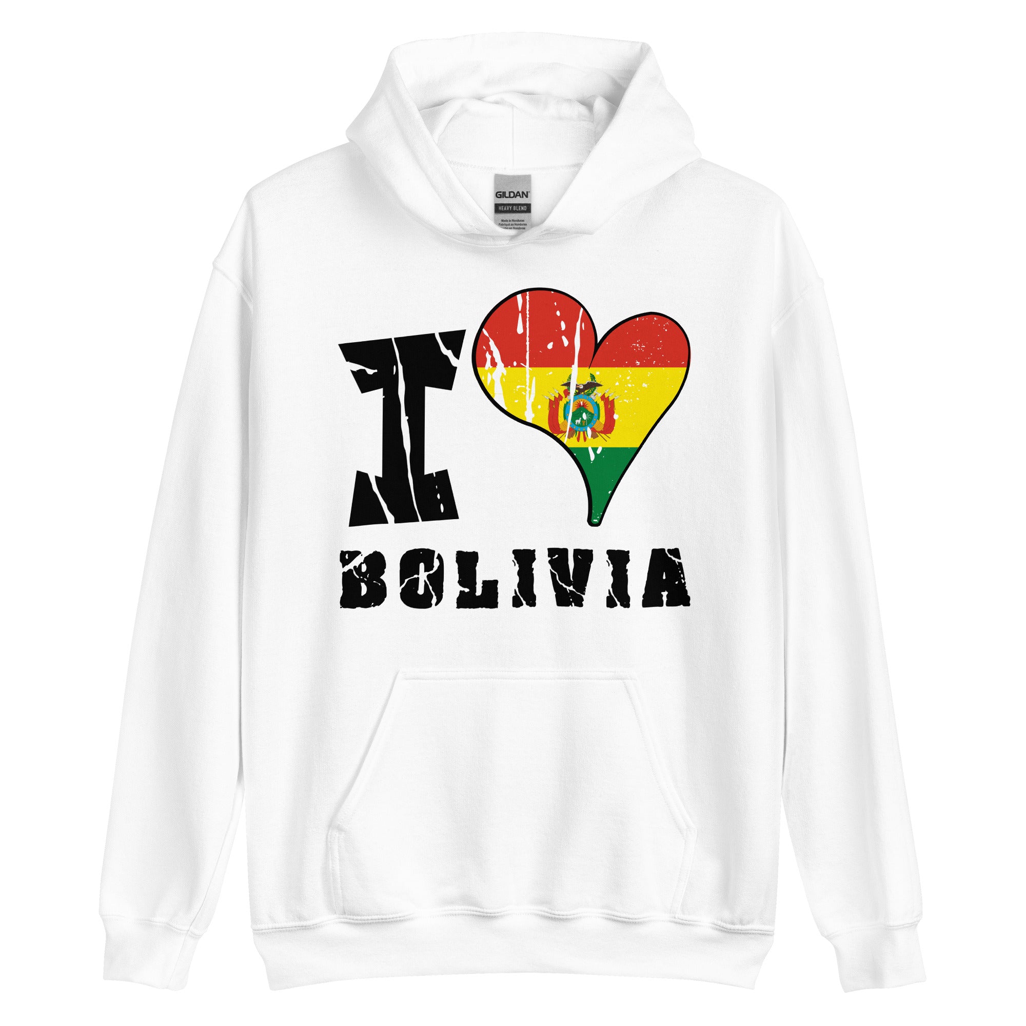 Unisex Hoodie - I Love Bolivia