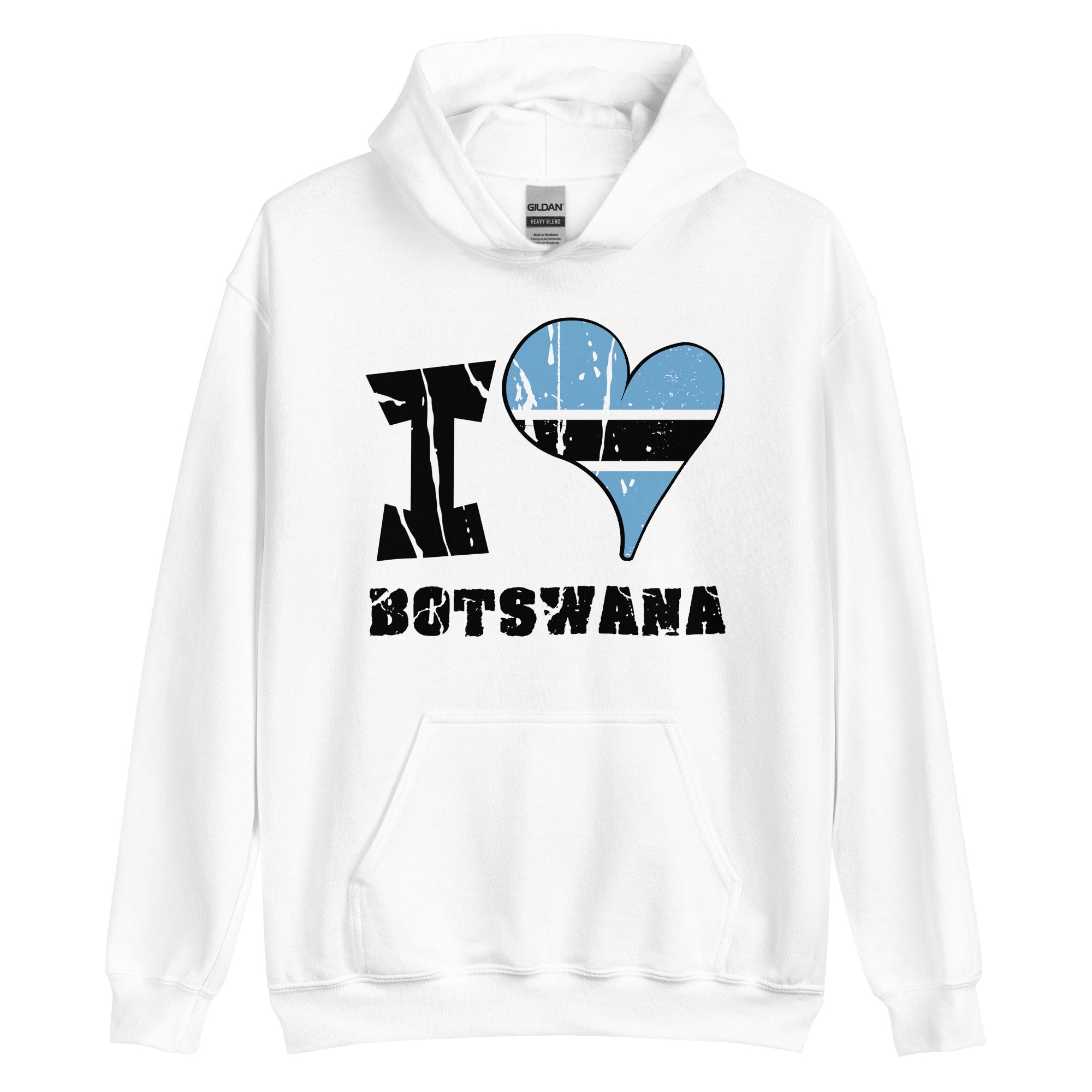 Unisex Hoodie - I Love Botswana