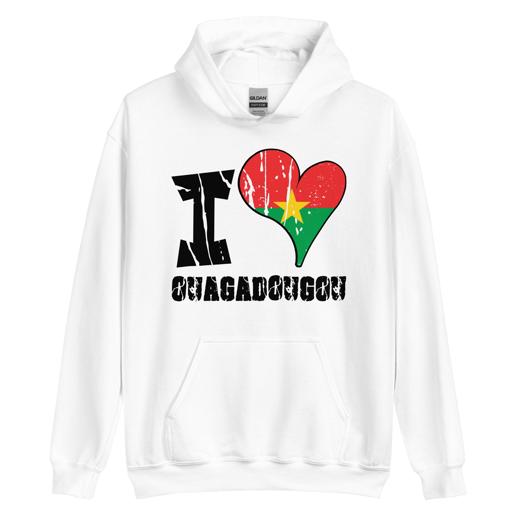 Unisex Hoodie - I Love Ouagadougou