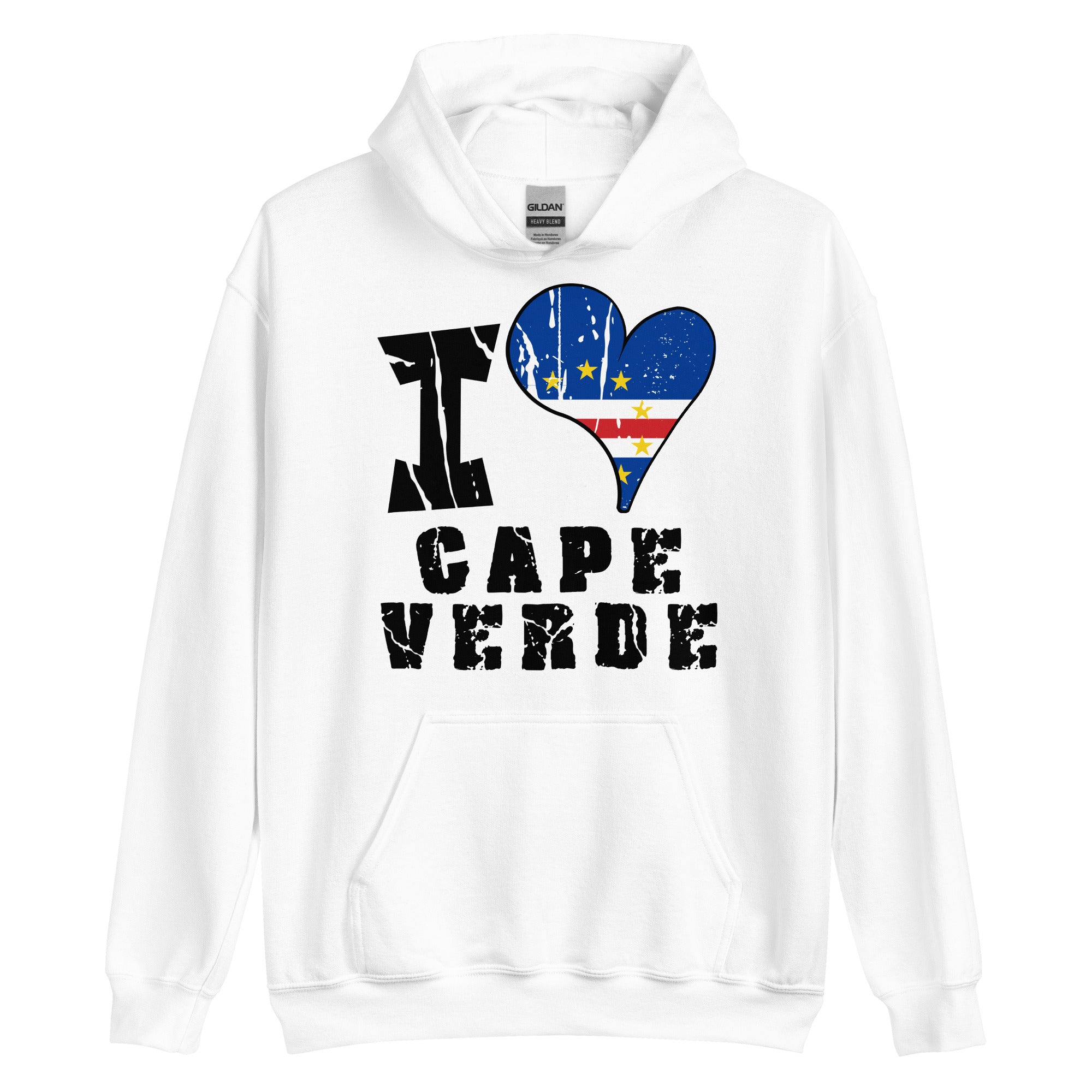 Unisex Hoodie - I Love Cape Verde