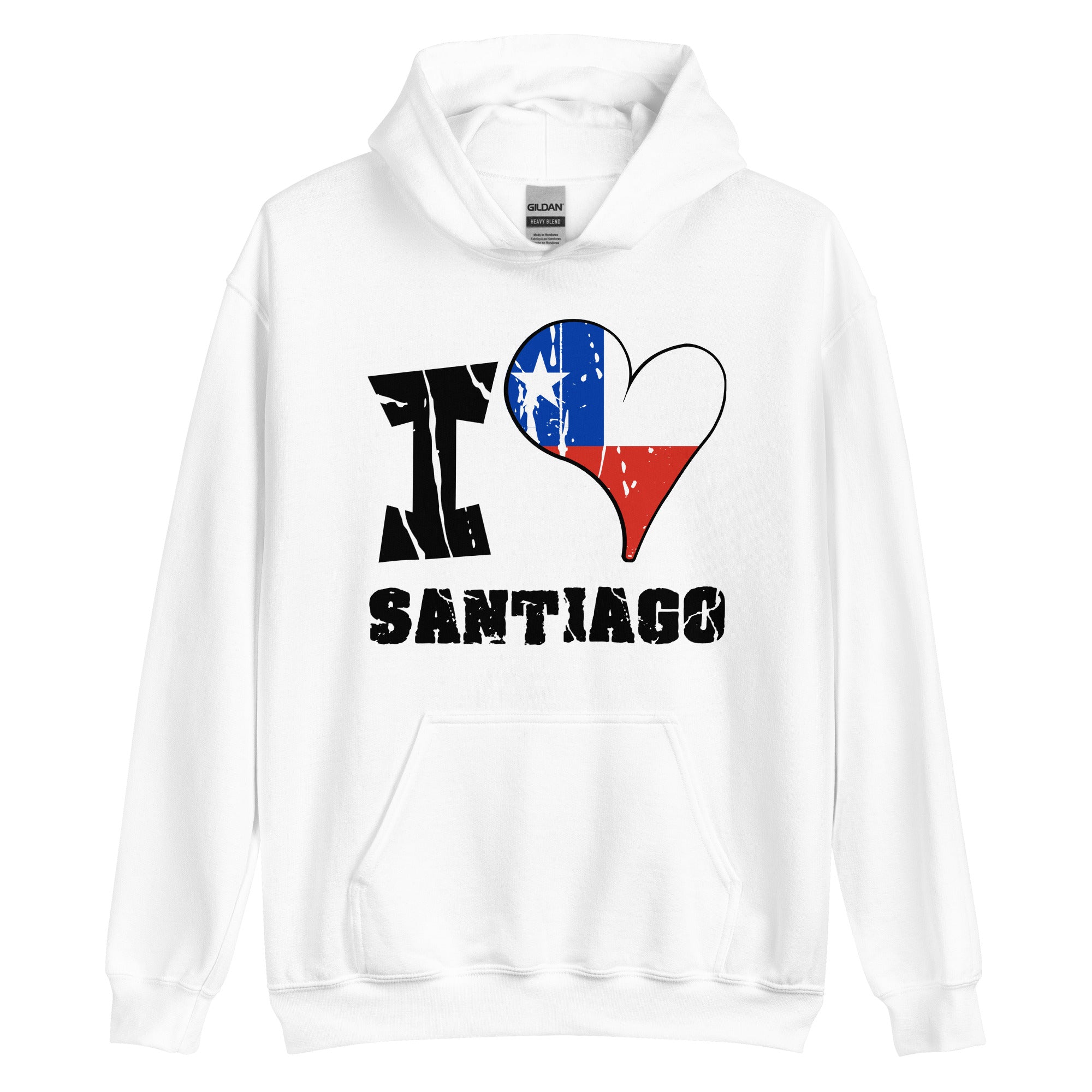 Unisex Hoodie - I Love Santiago