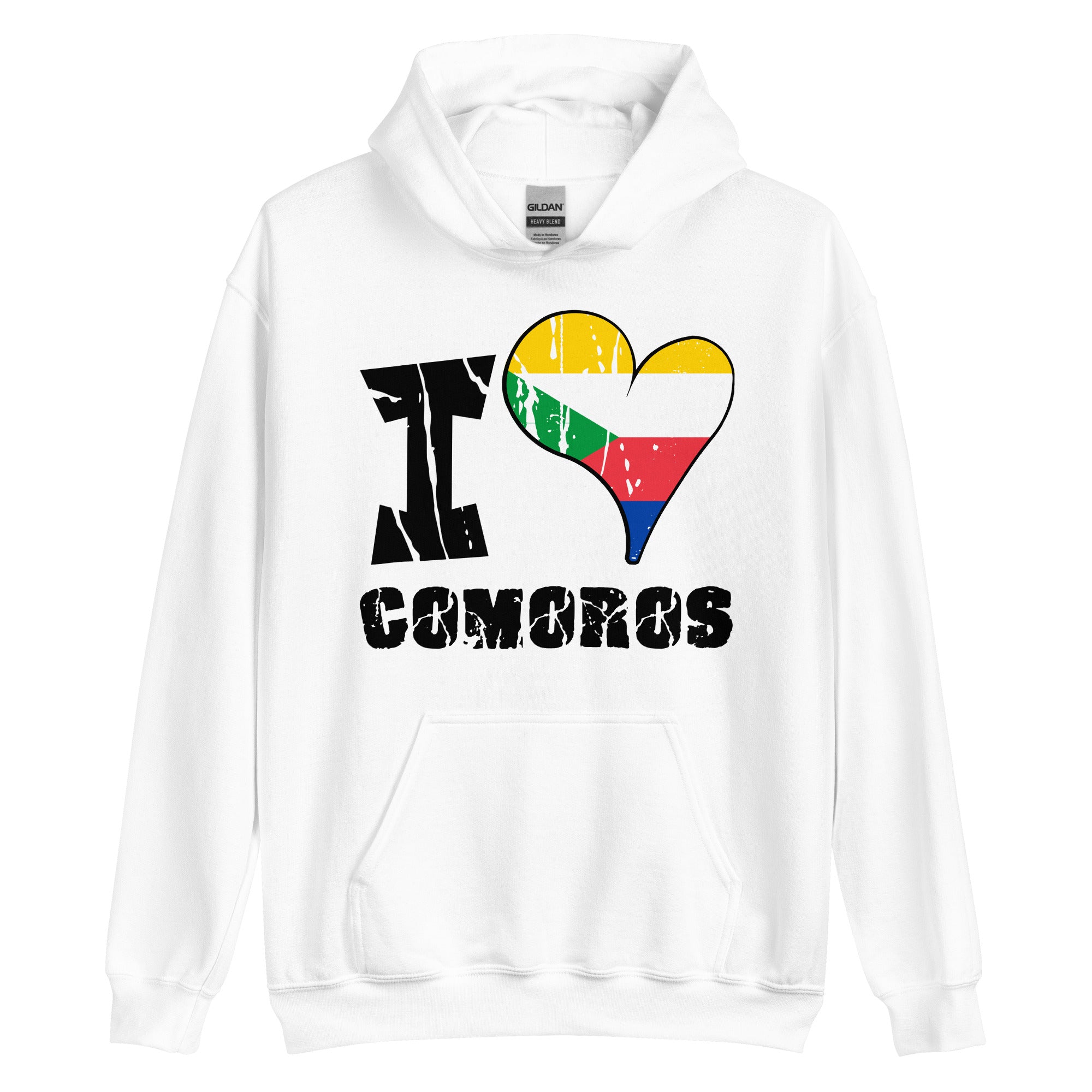 Unisex Hoodie - I Love Comoros