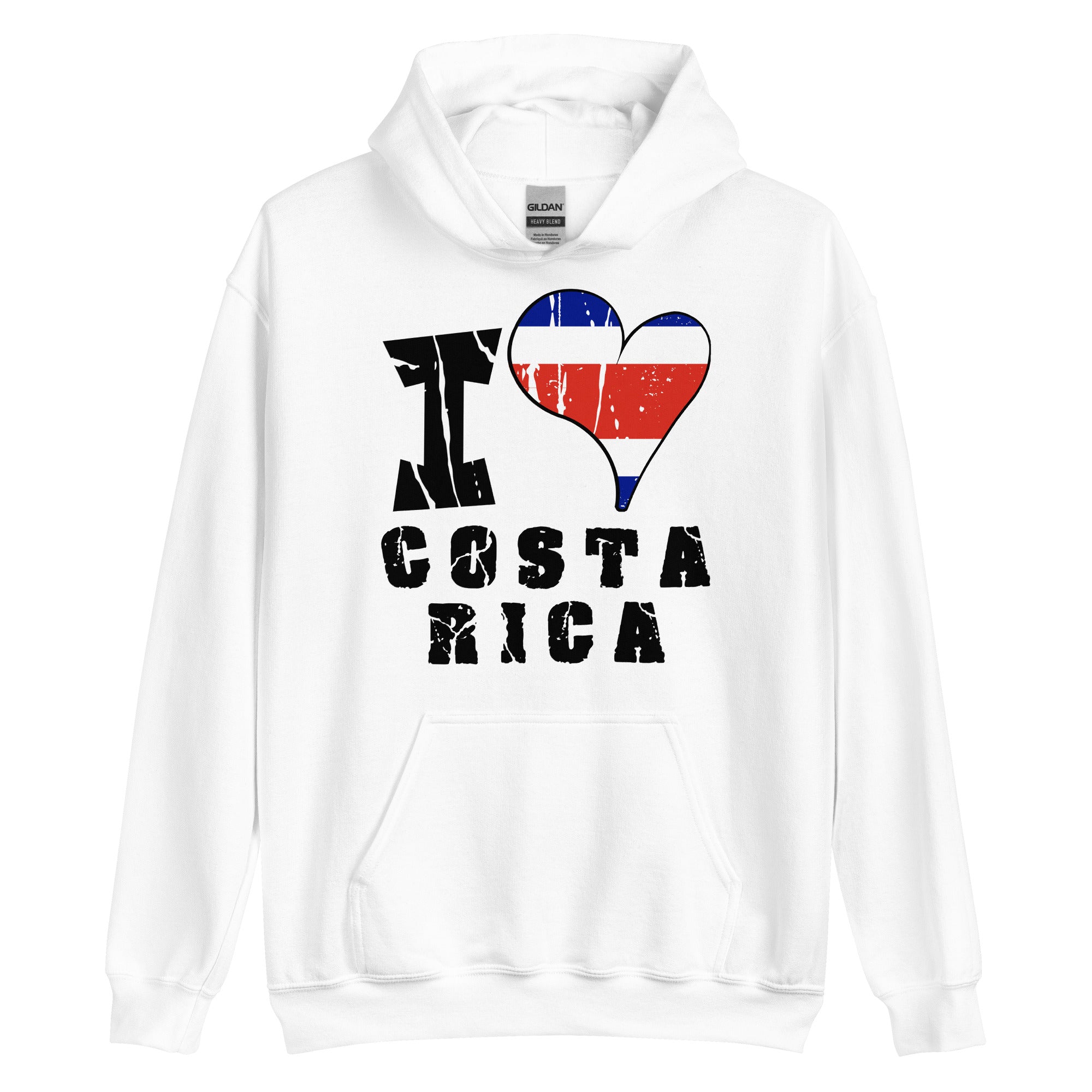 Unisex Hoodie - I Love Costa Rica