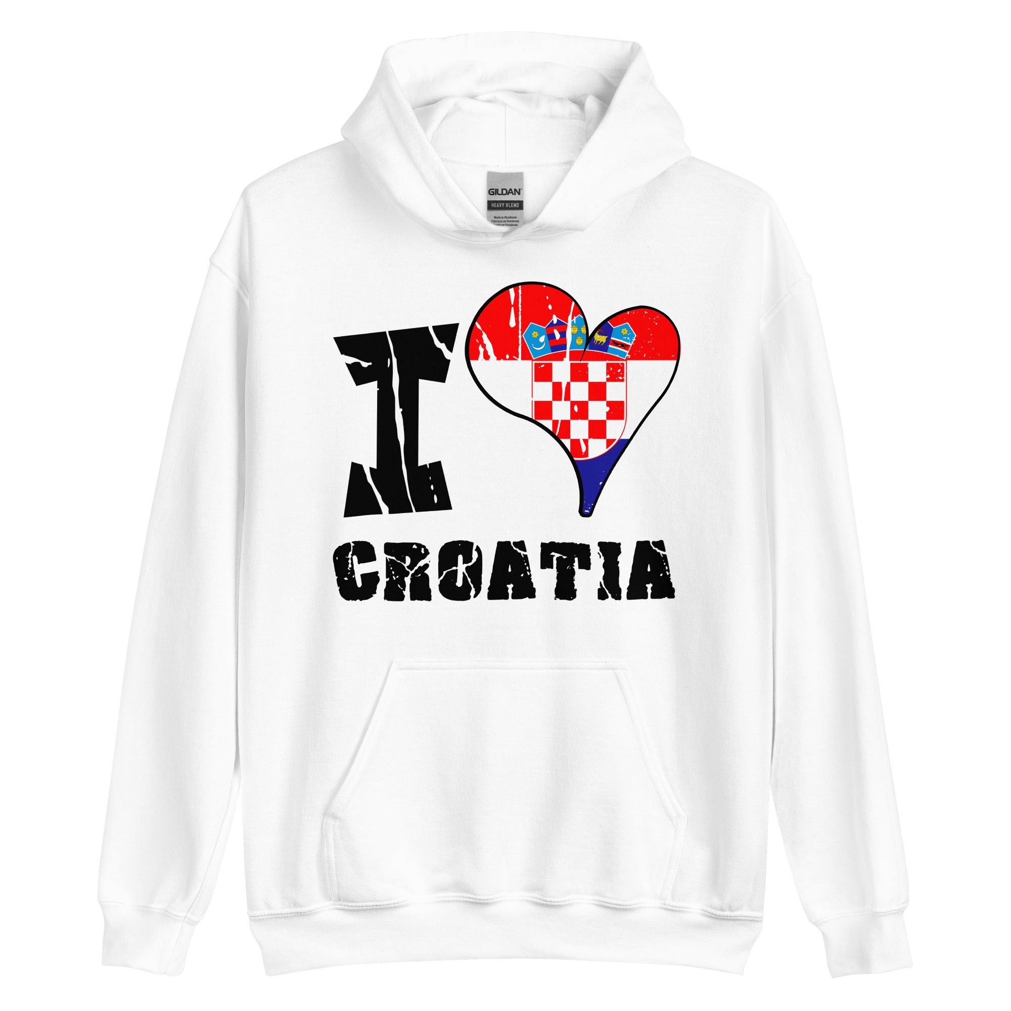 Unisex Hoodie - I Love Croatia