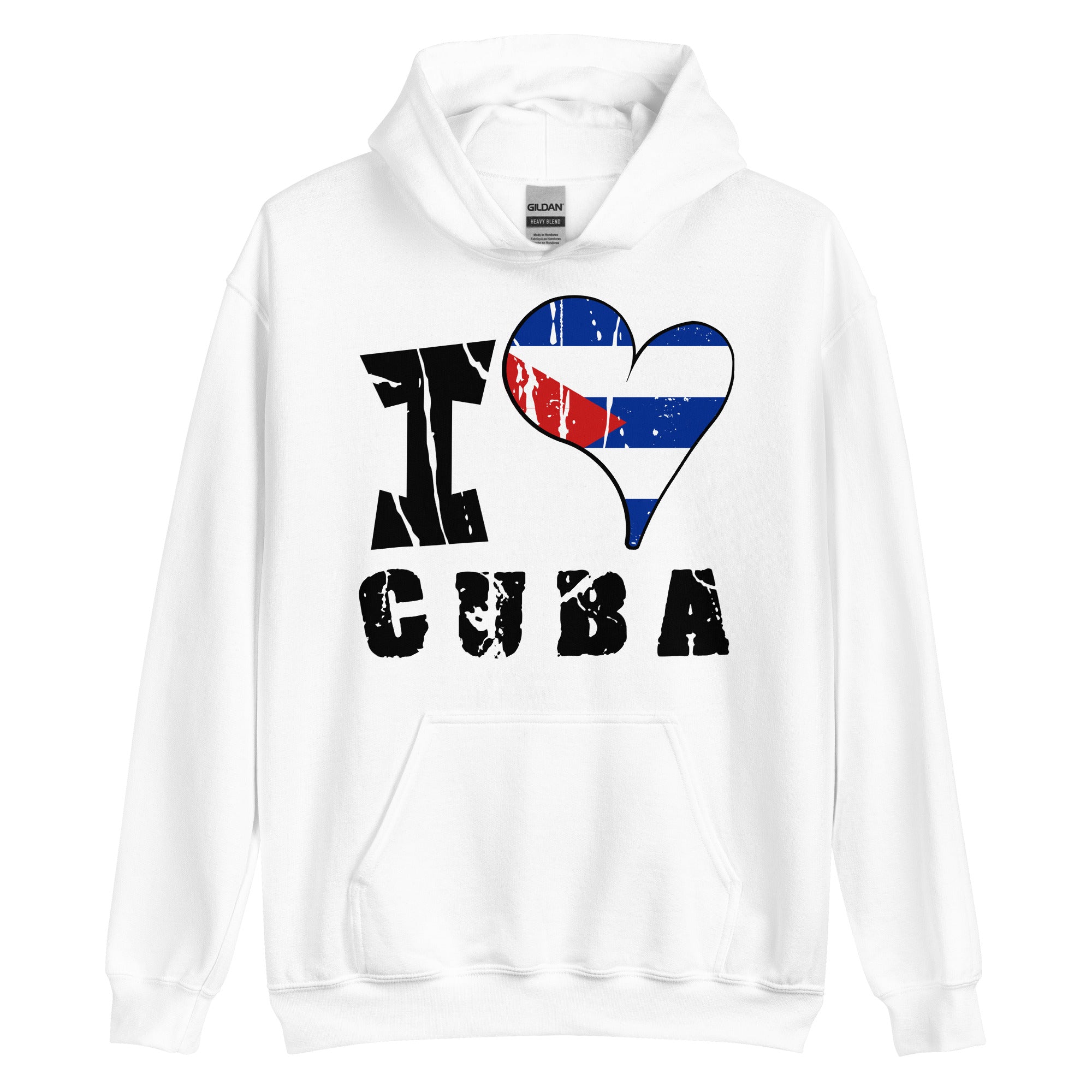 Unisex Hoodie - I Love Cuba