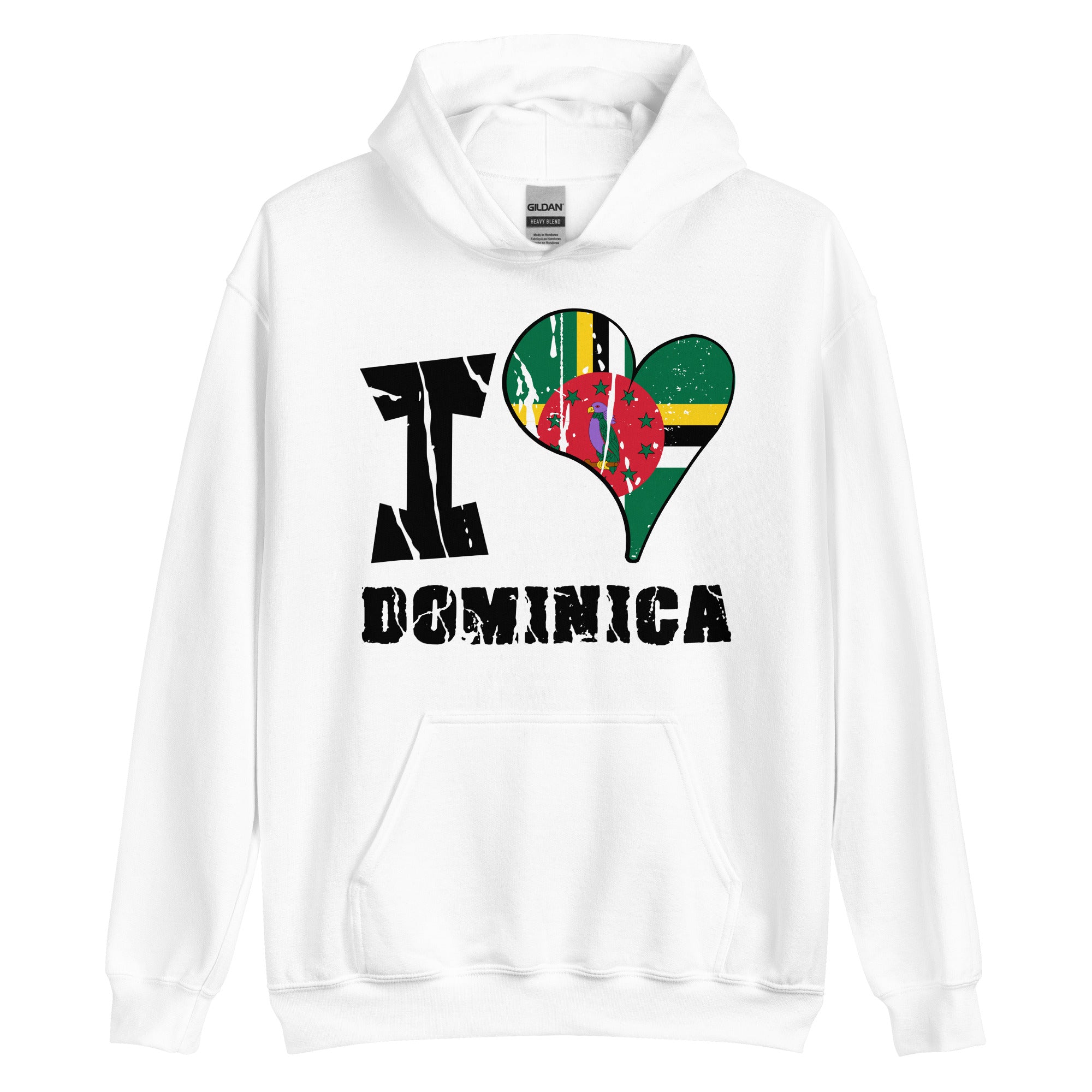 Unisex Hoodie - I Love Dominica