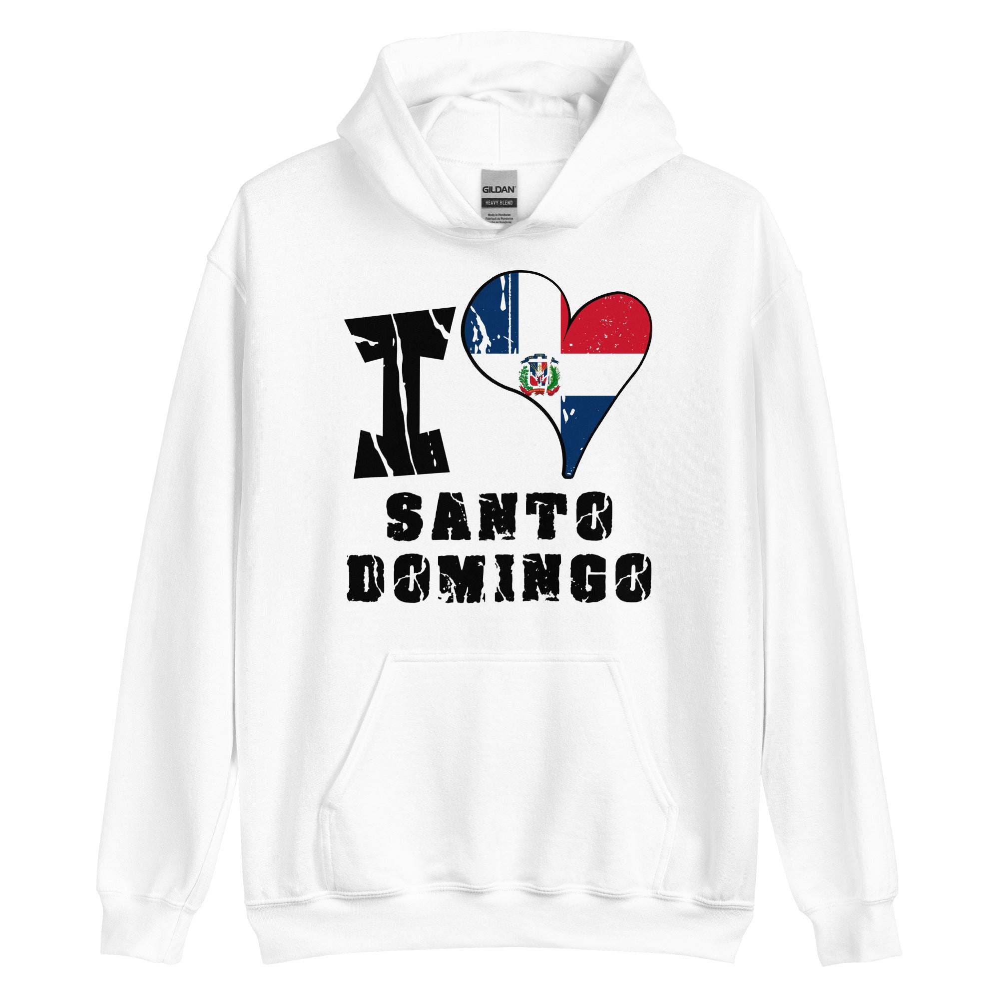 Unisex Hoodie - I Love Santo Domingo