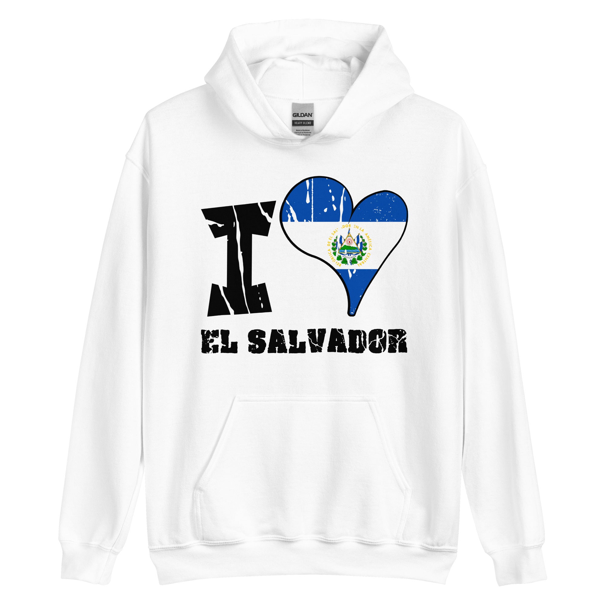 Unisex Hoodie - I Love El Salvador