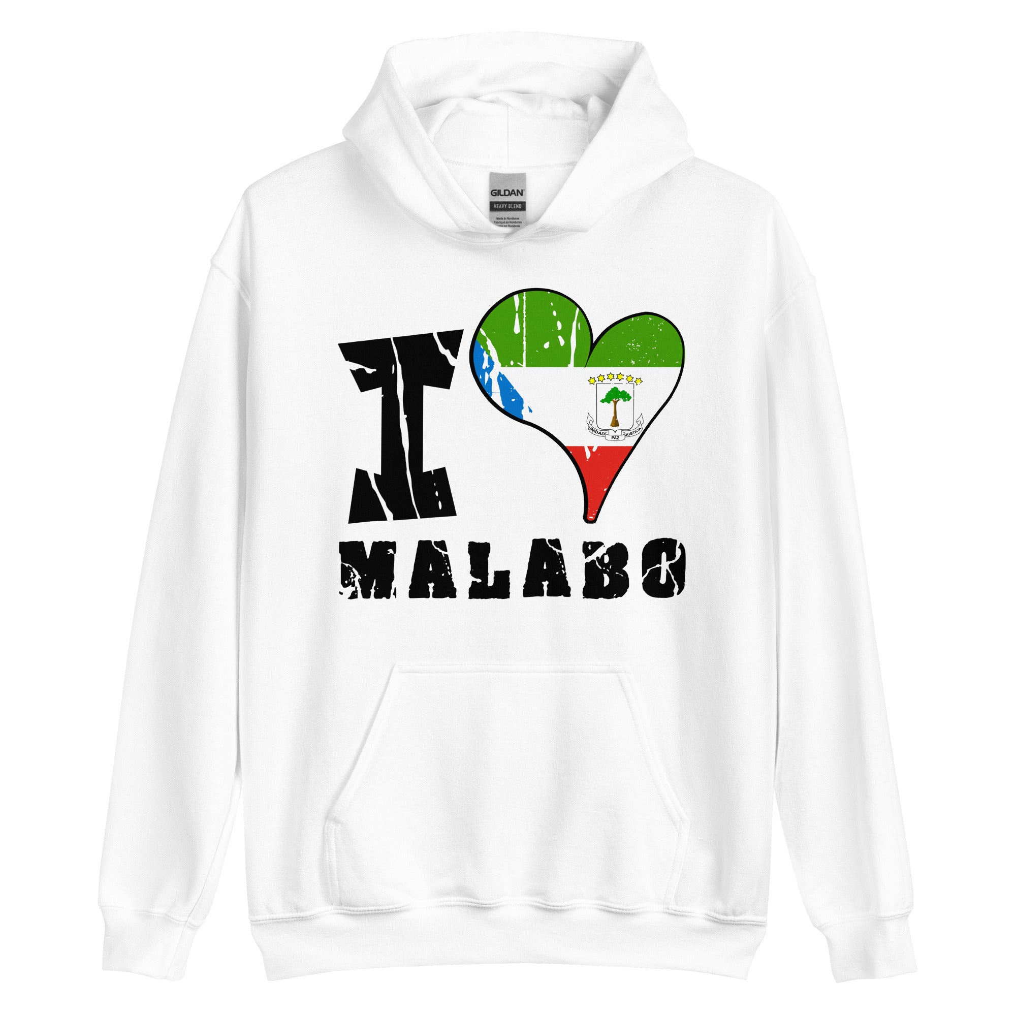 Unisex Hoodie - I Love Malabo