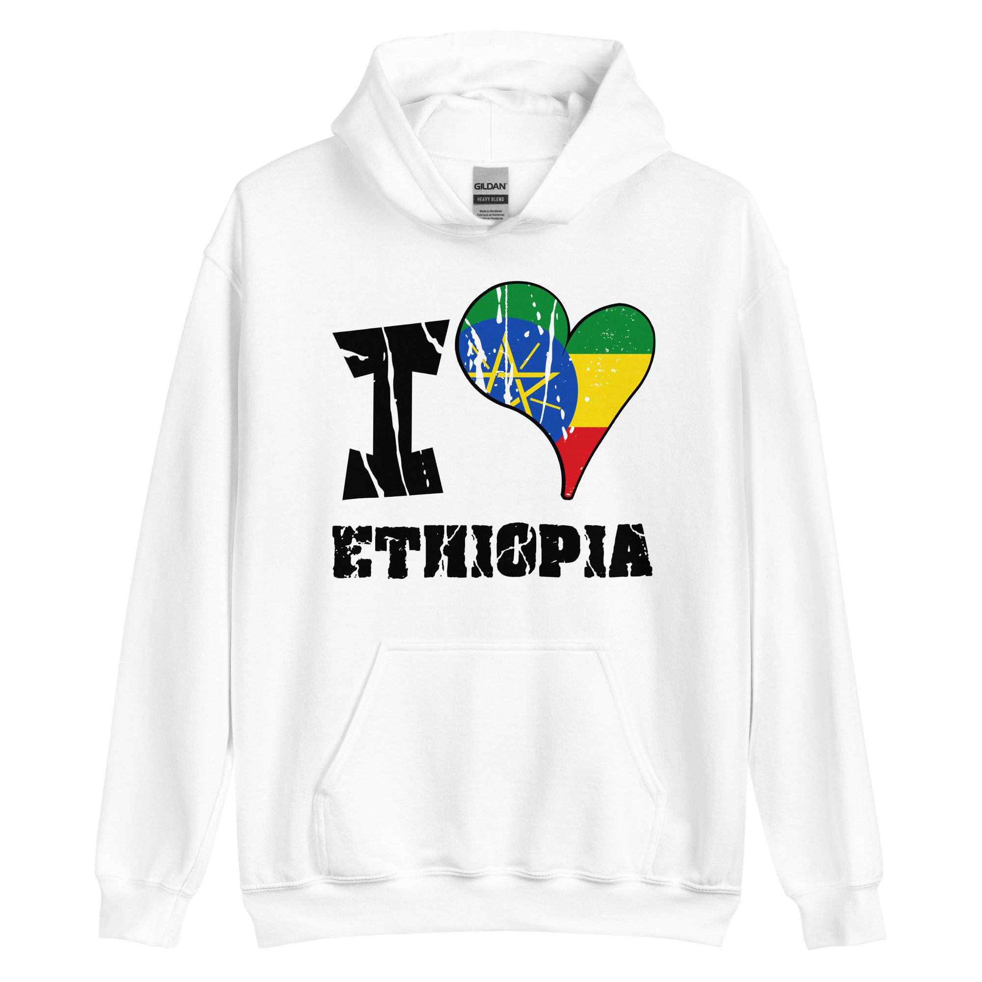 Unisex Hoodie - I Love Ethiopia