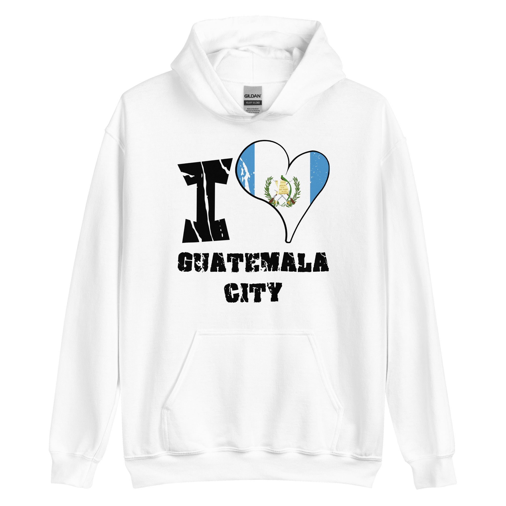 Unisex Hoodie - I Love Guatemala City