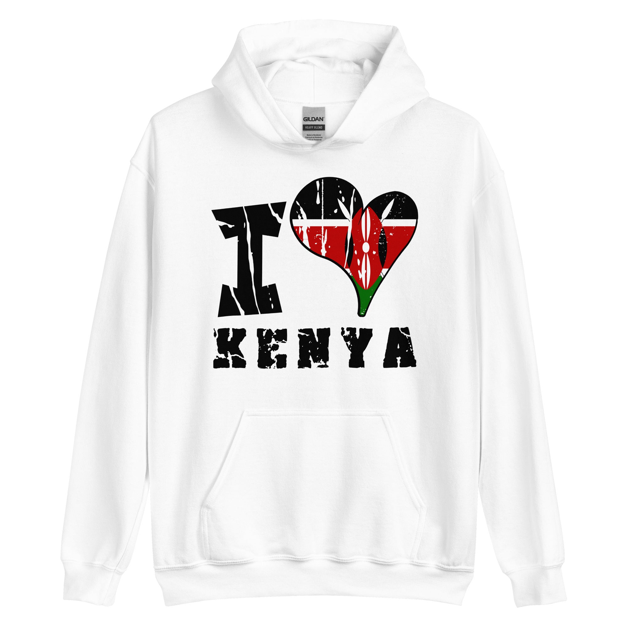 Unisex Hoodie - I Love Kenya