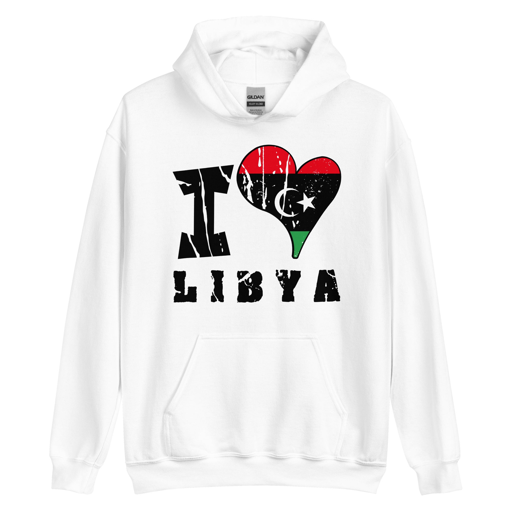 Unisex Hoodie - I Love Libya