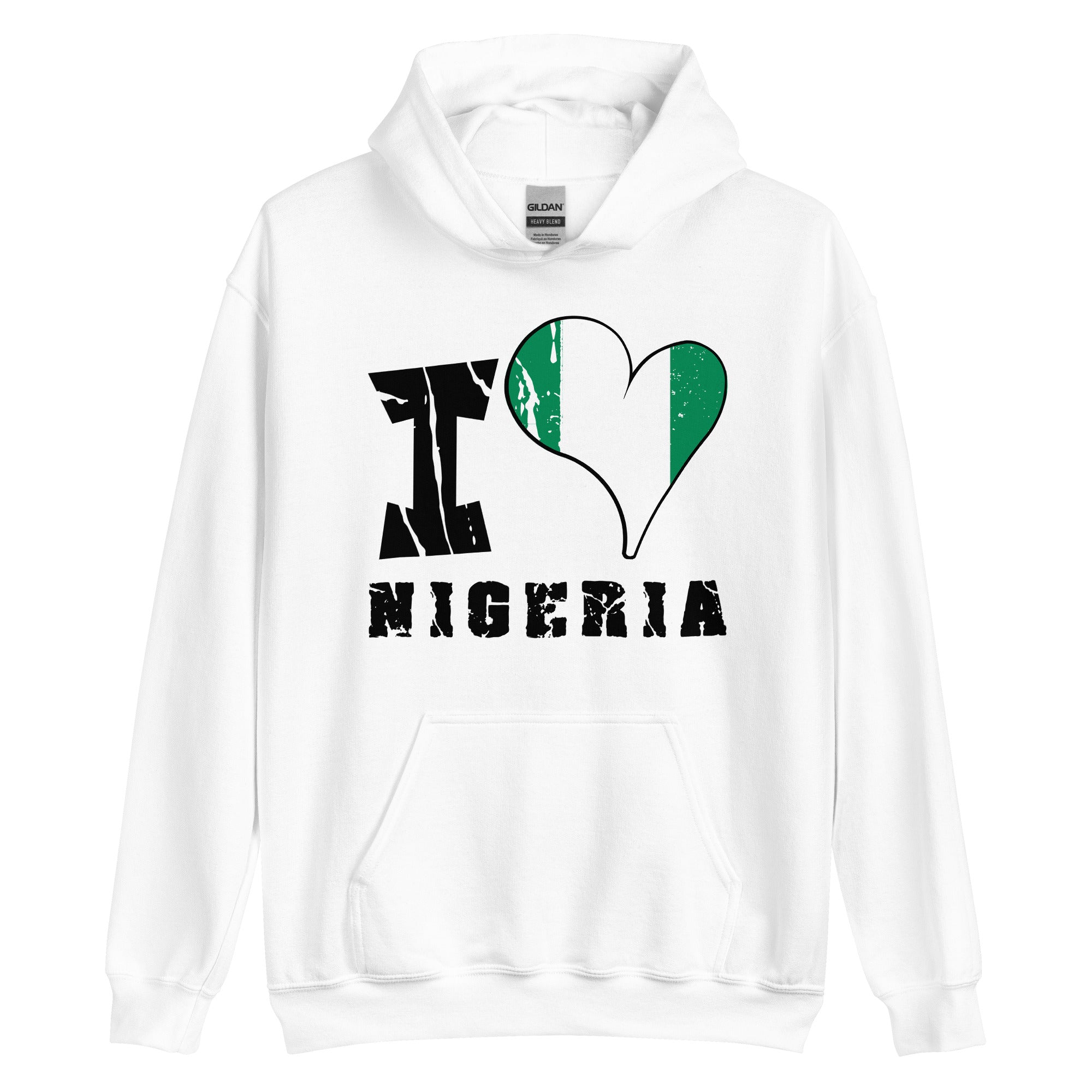 Unisex Hoodie - I Love Nigeria