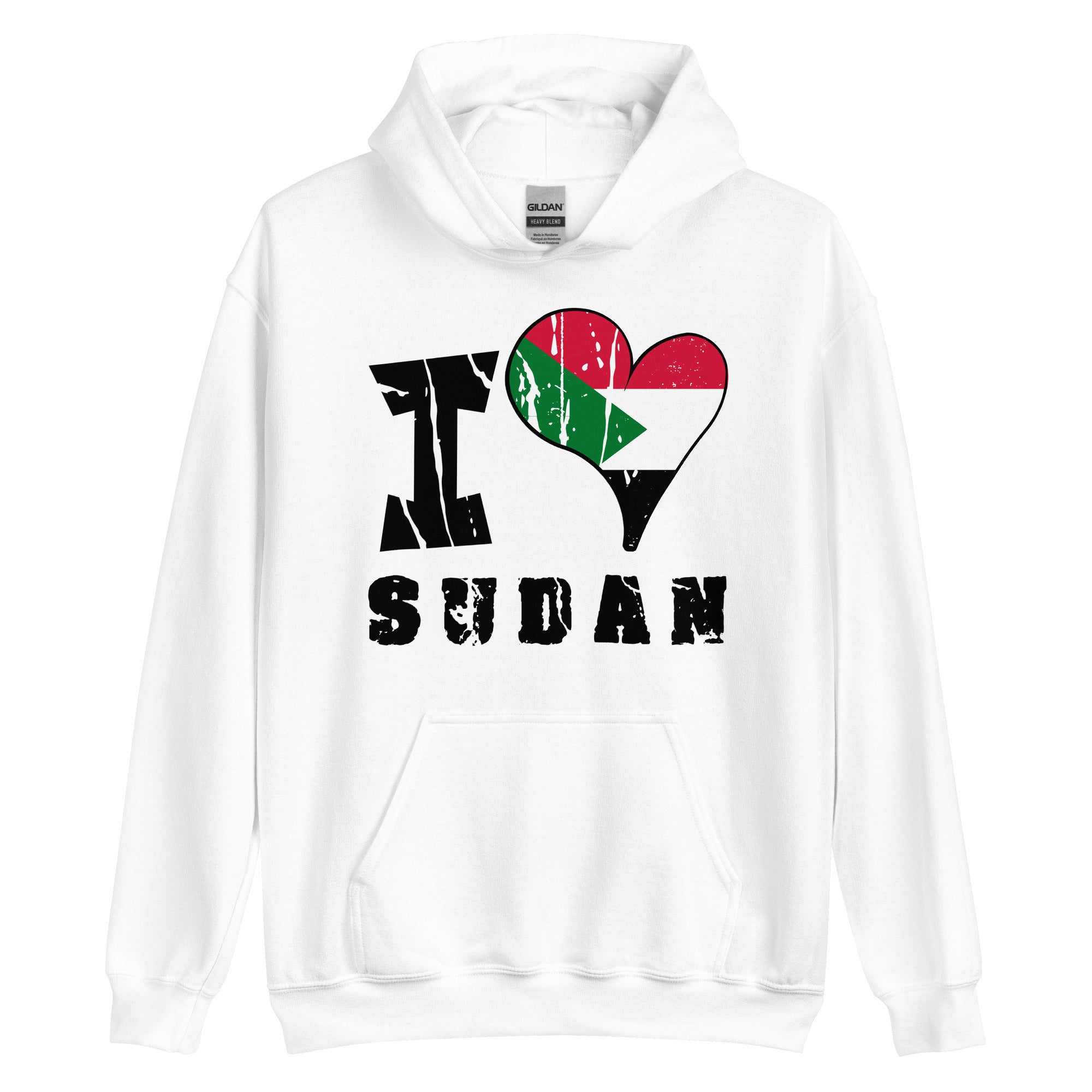 Unisex Hoodie - I Love Sudan