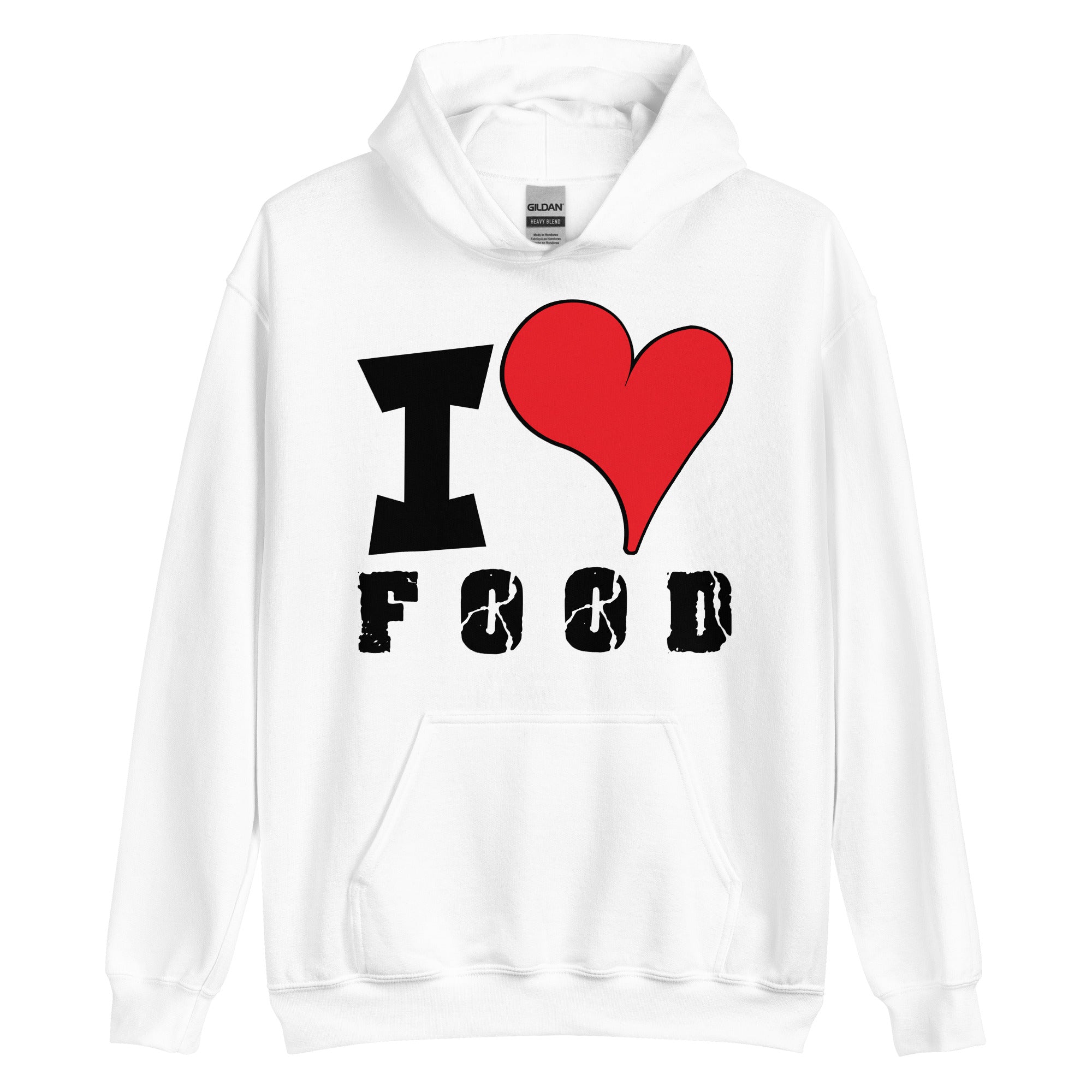 Unisex Hoodie - I Love Food