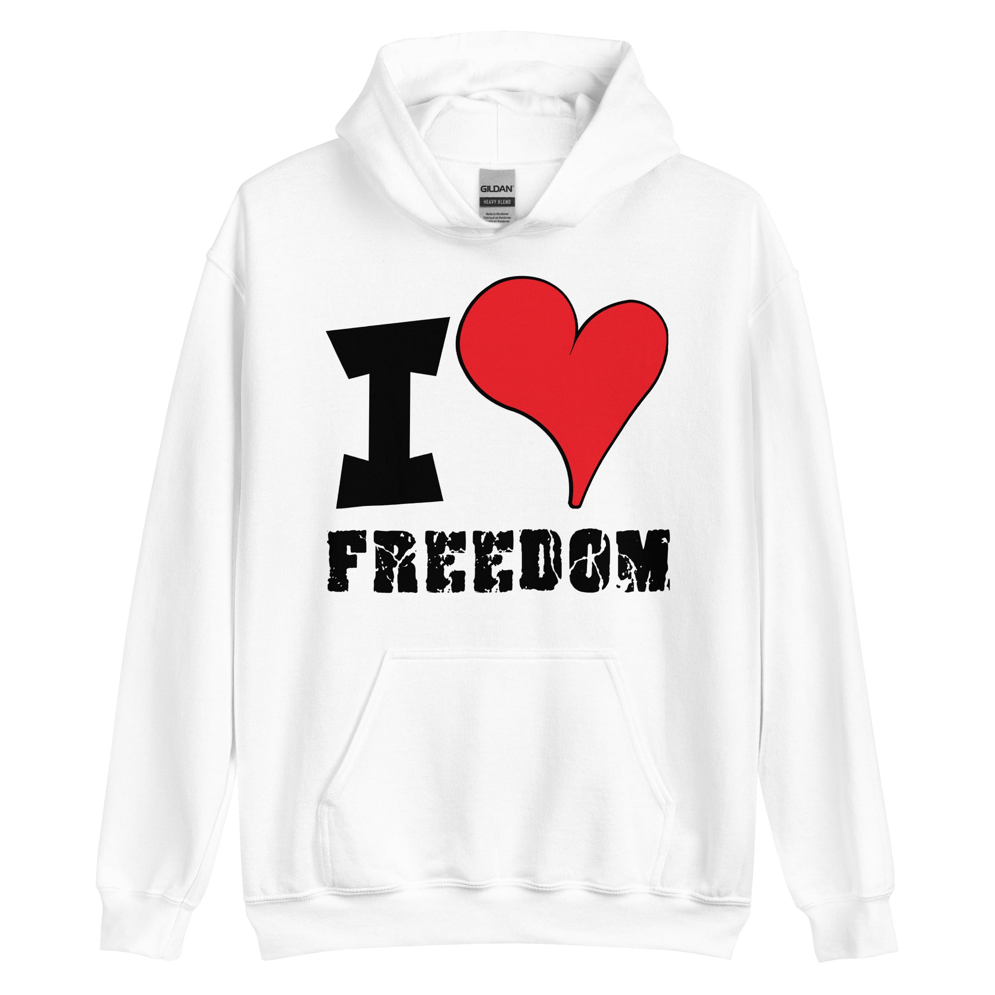 Unisex Hoodie - I Love Freedom