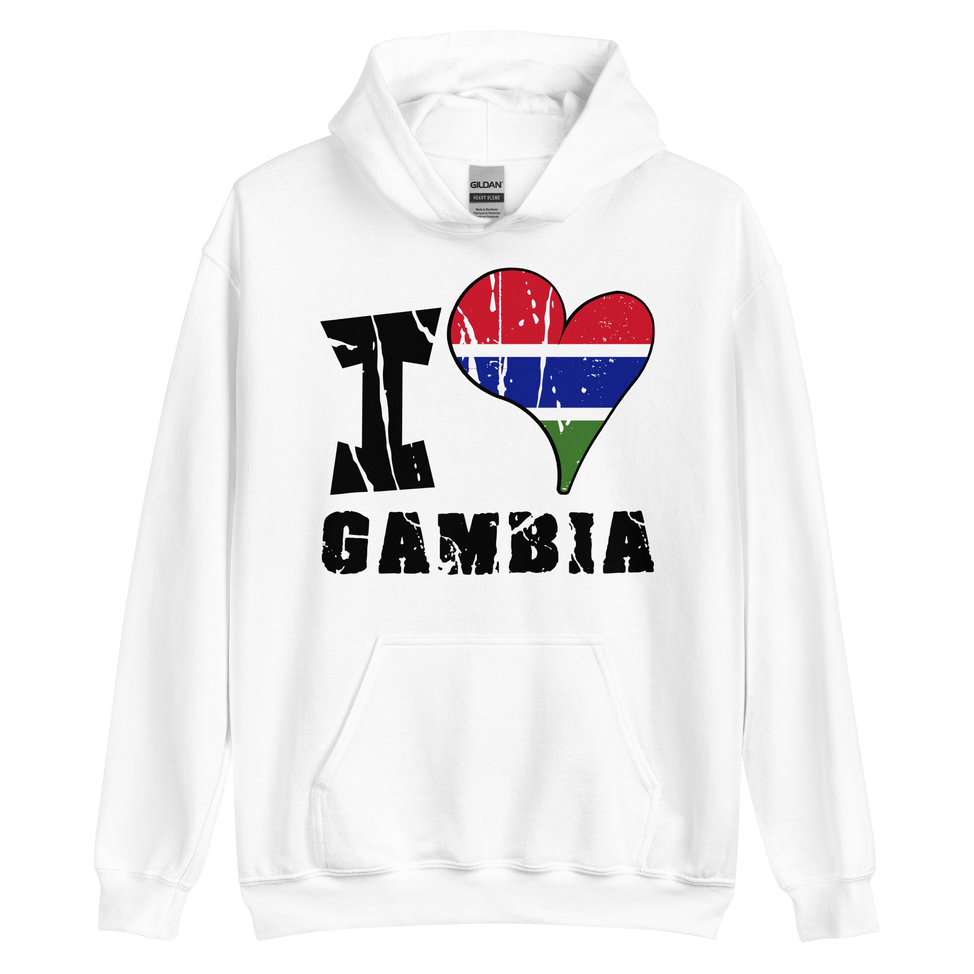 Unisex Hoodie - I Love Gambia