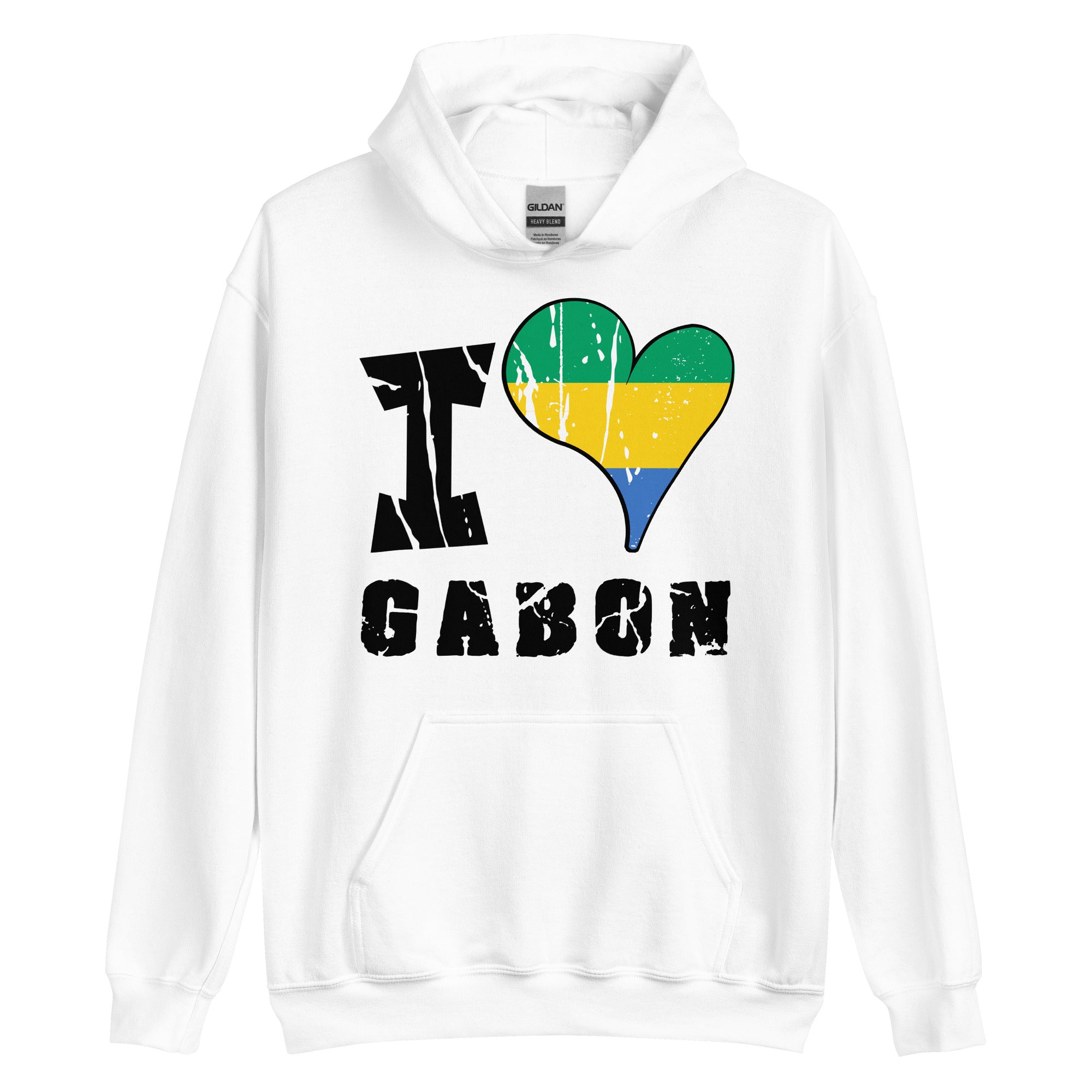 Unisex Hoodie - I Love Gabon