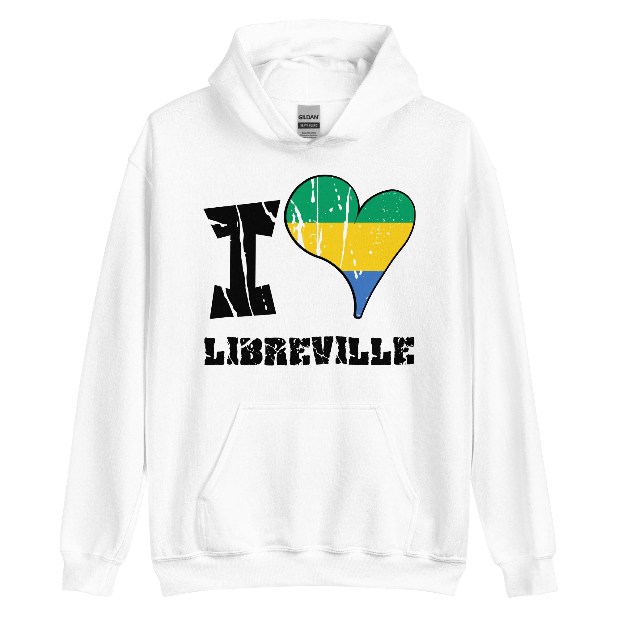 Unisex Hoodie - I Love  Libreville