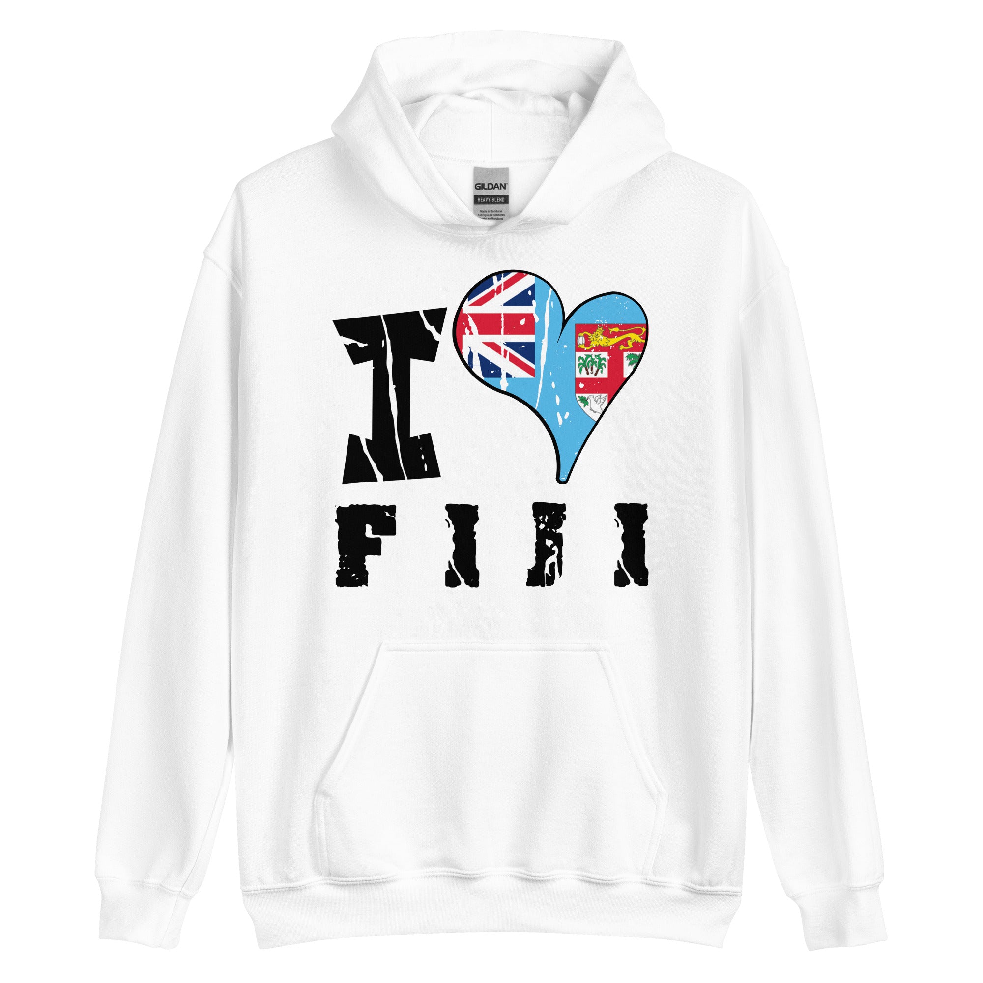 Unisex Hoodie - I Love Fiji