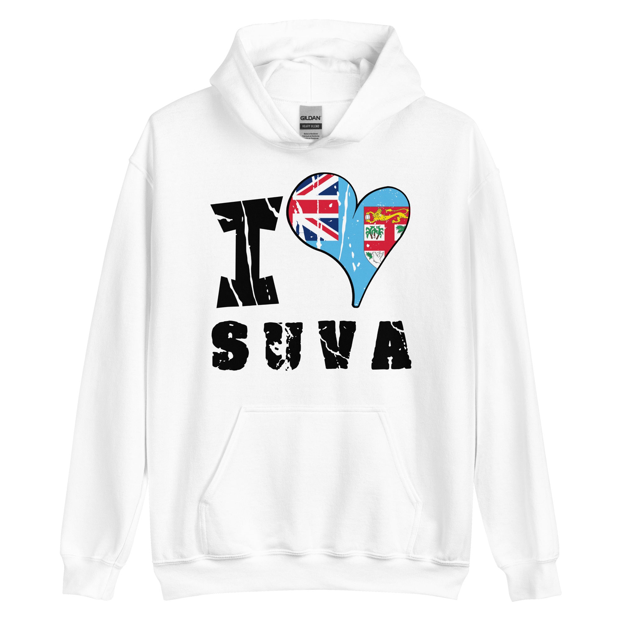 Unisex Hoodie - I Love Suva