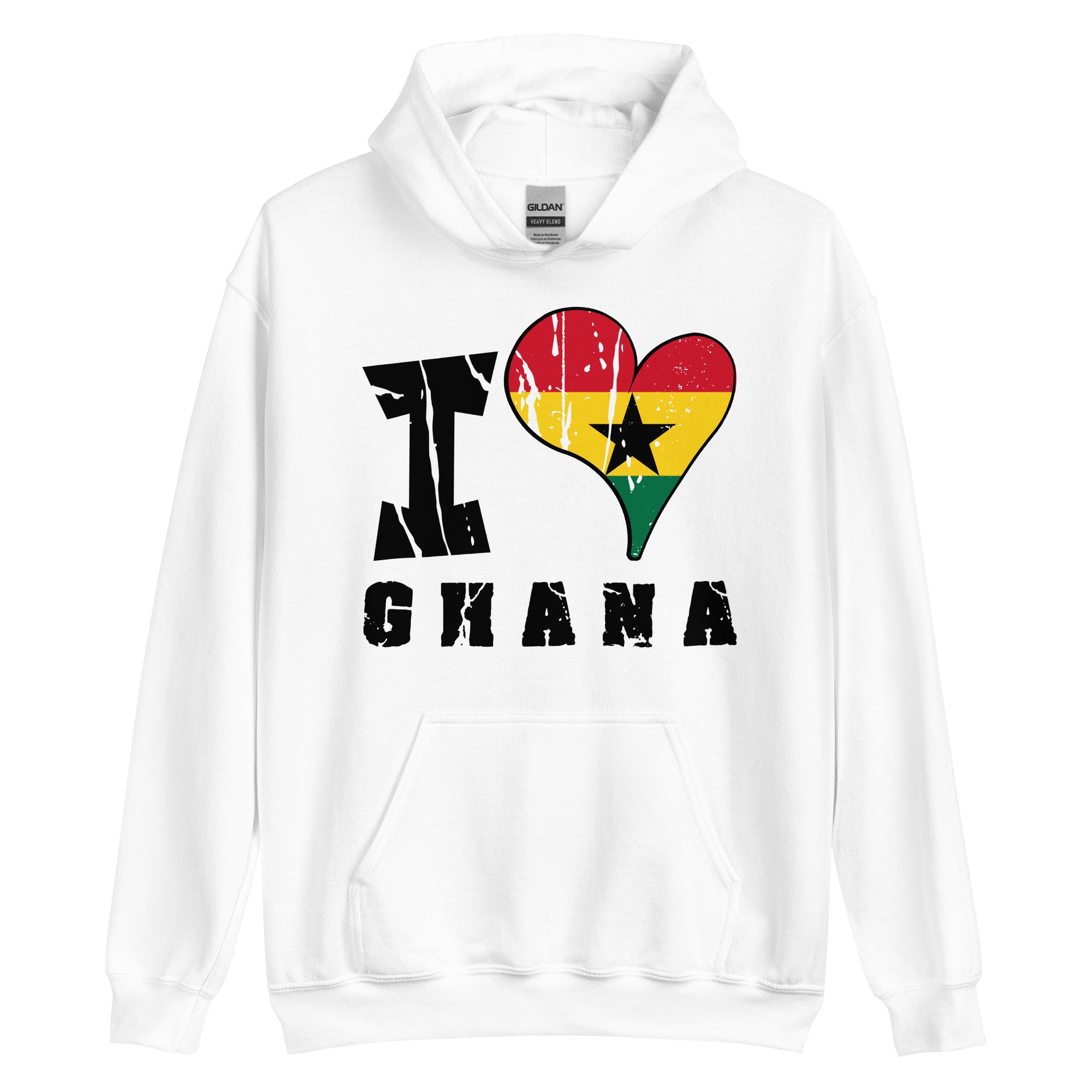 Unisex Hoodie - I Love Ghana