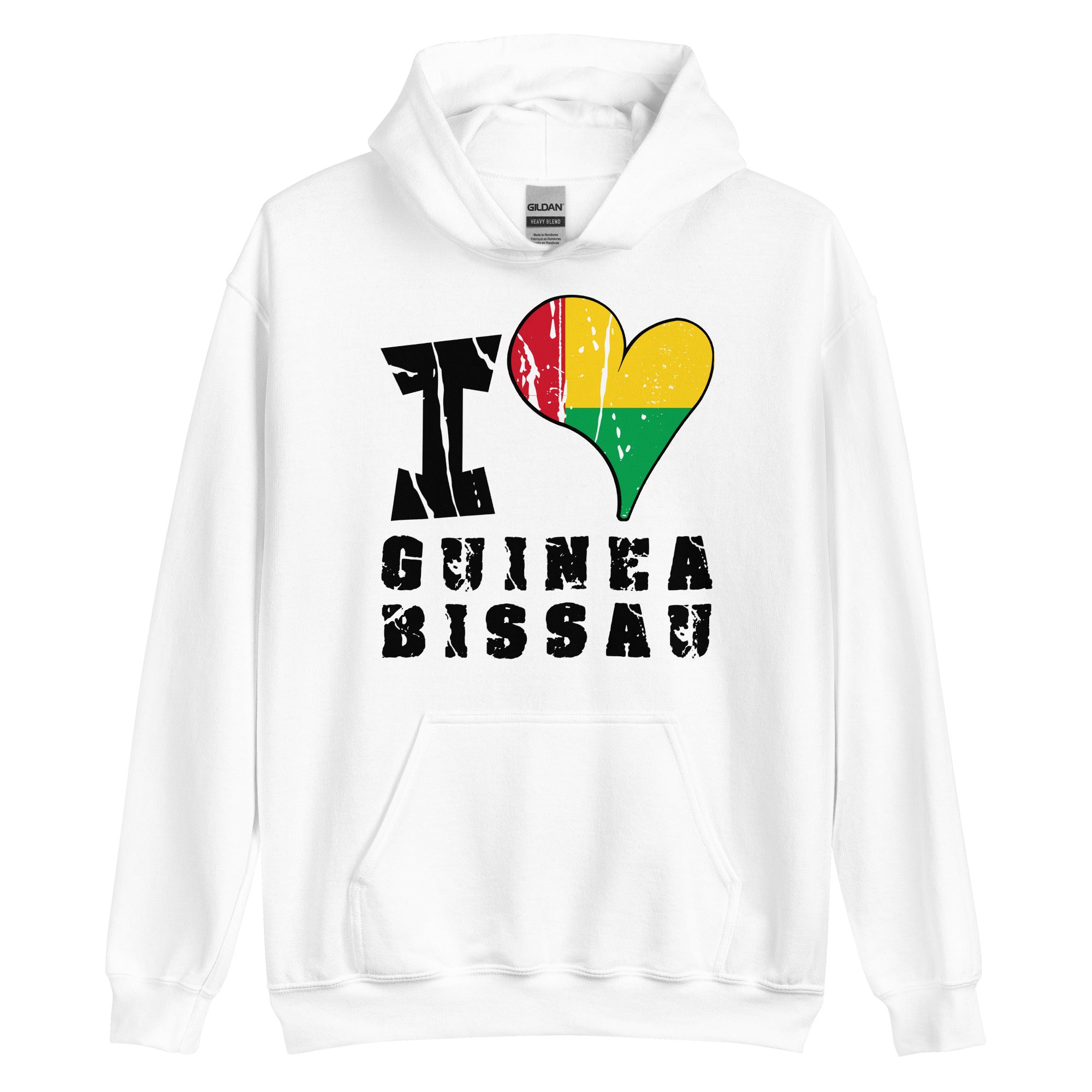 Unisex Hoodie - I Love Guinea-Bissau