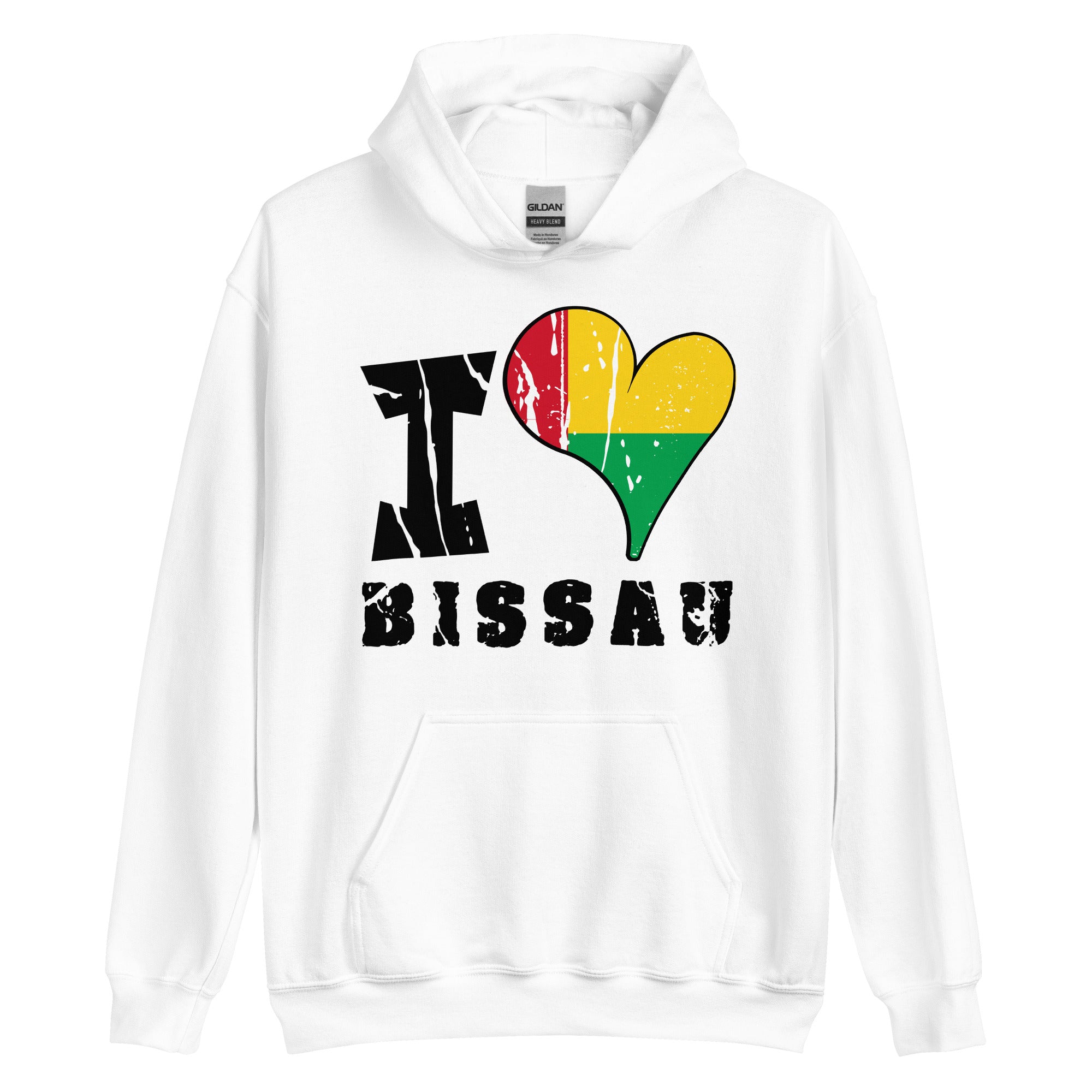 Unisex Hoodie- I Love Bissau