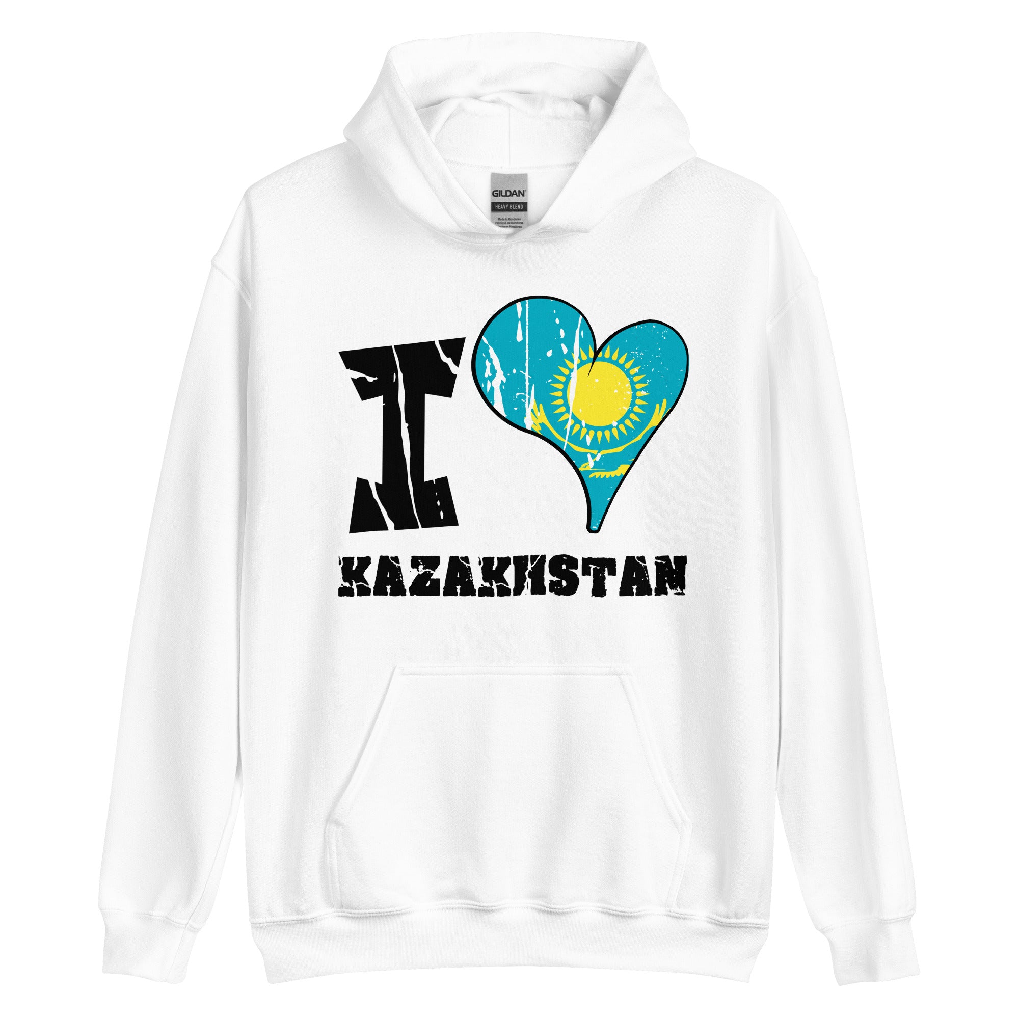 Unisex Hoodie - I Love Kazakhstan