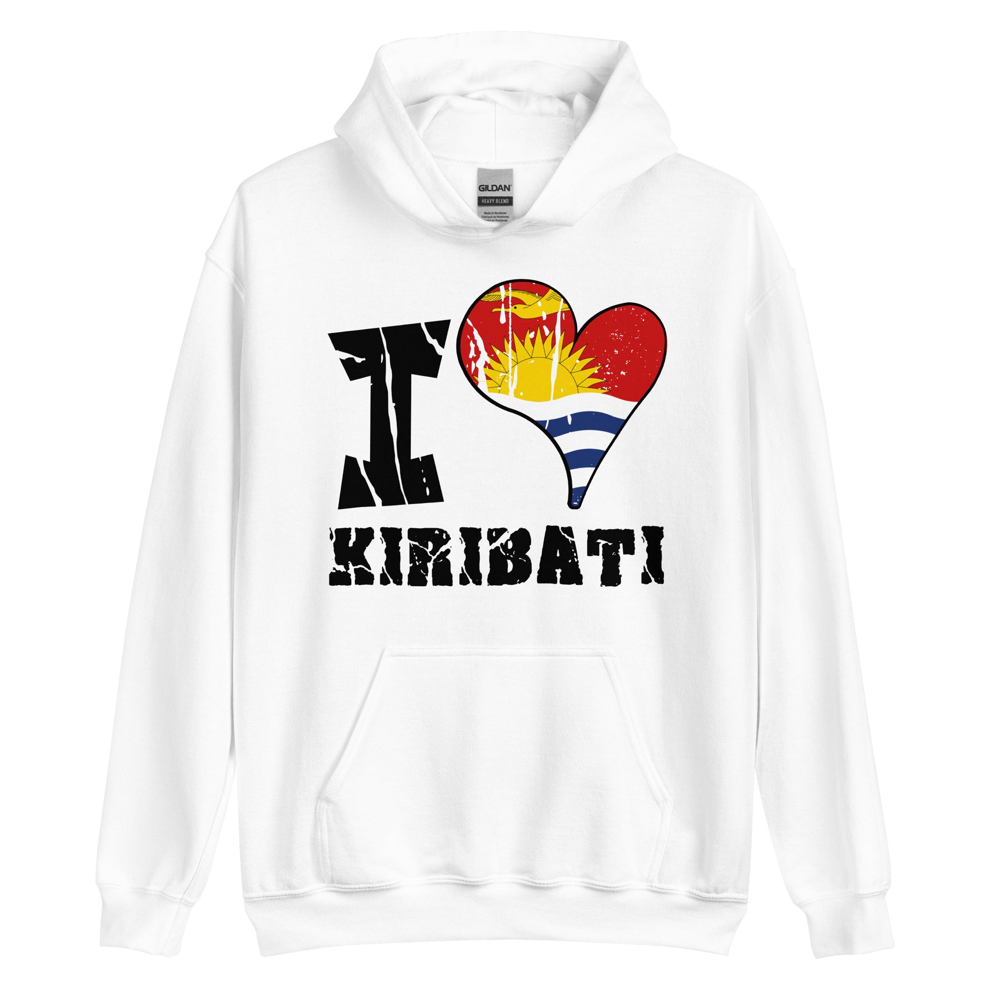 Unisex Hoodie - I Love Kiribati