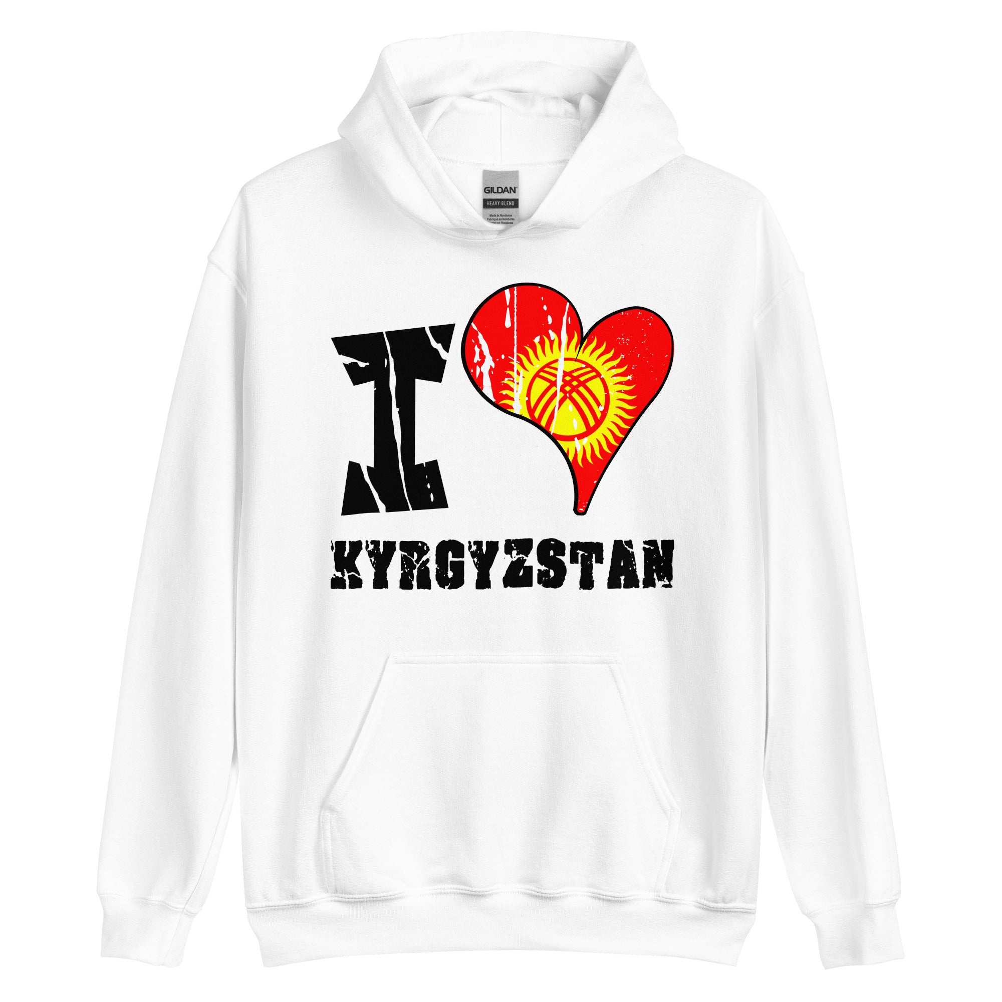 Unisex Hoodie - I Love Kyrgyzstan