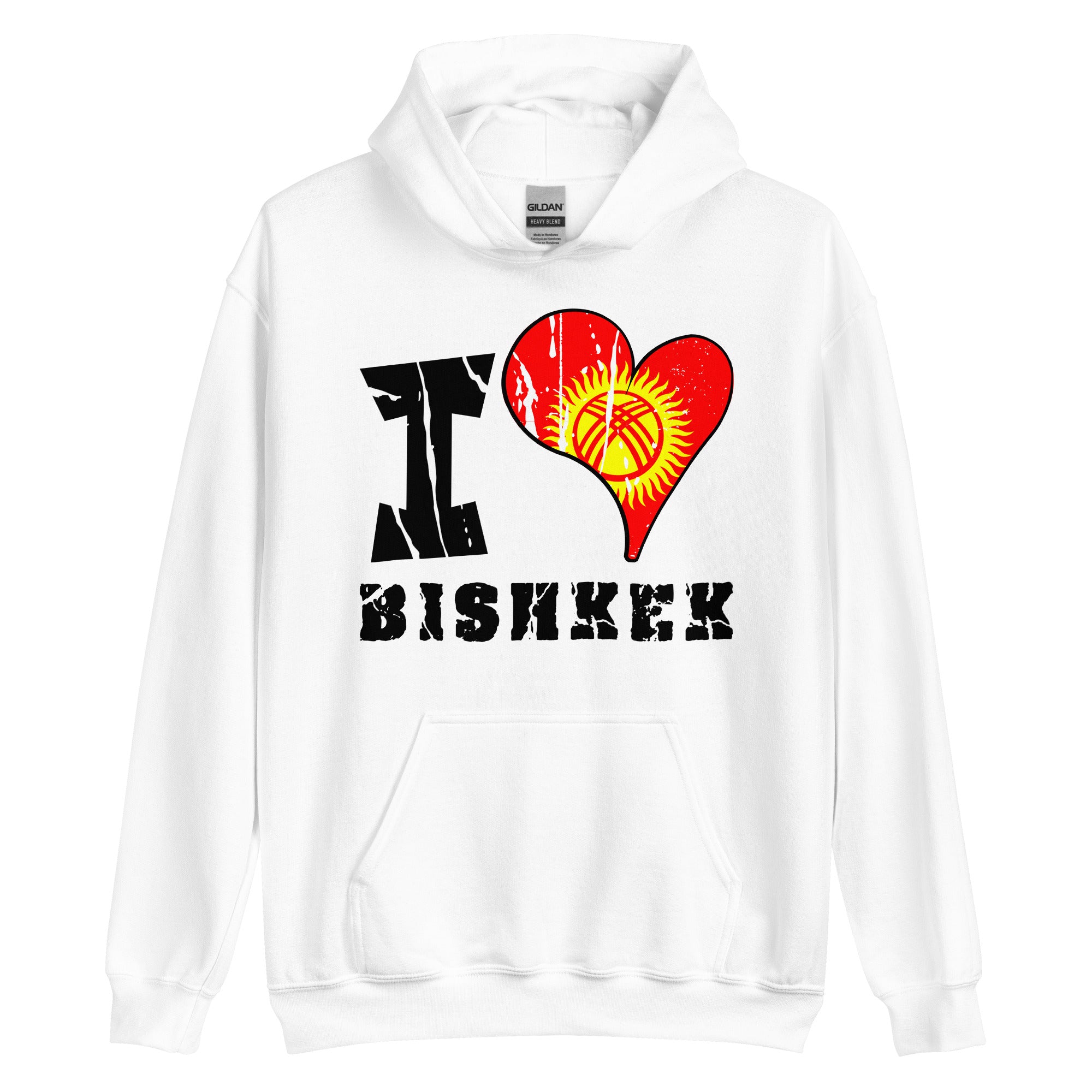 Unisex Hoodie - I Love Bishkek