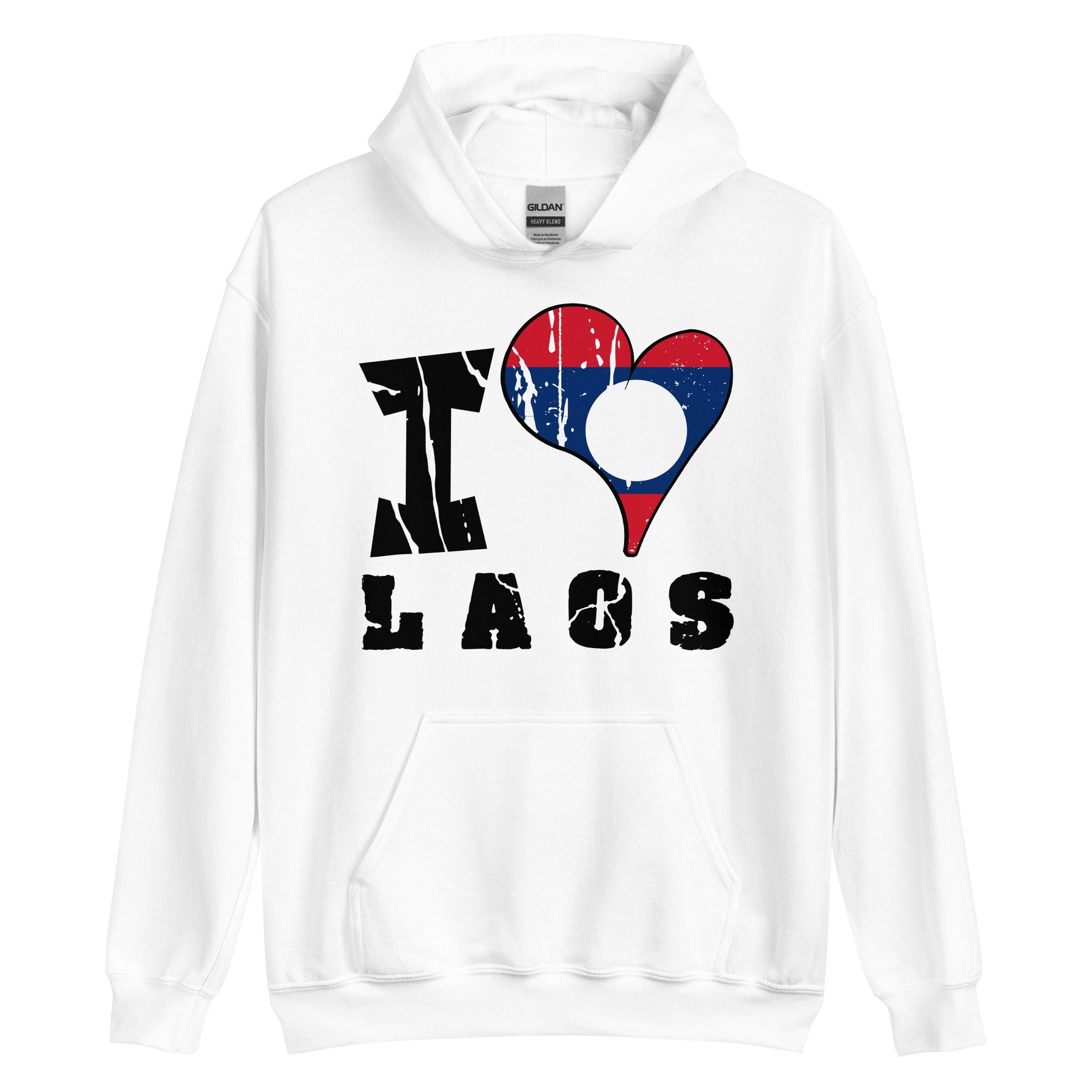 Unisex Hoodie - I Love Laos