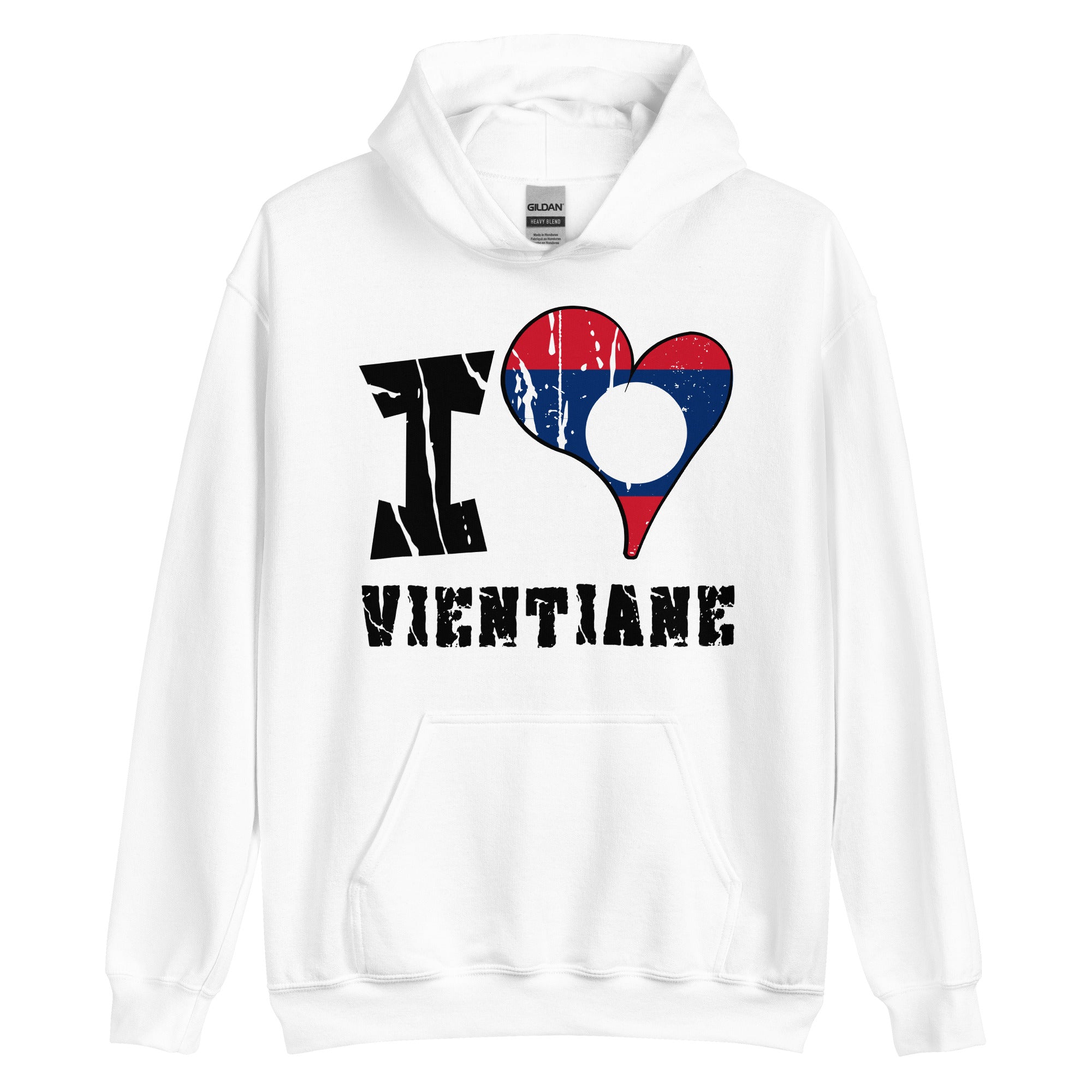 Unisex Hoodie - I Love Vientiane