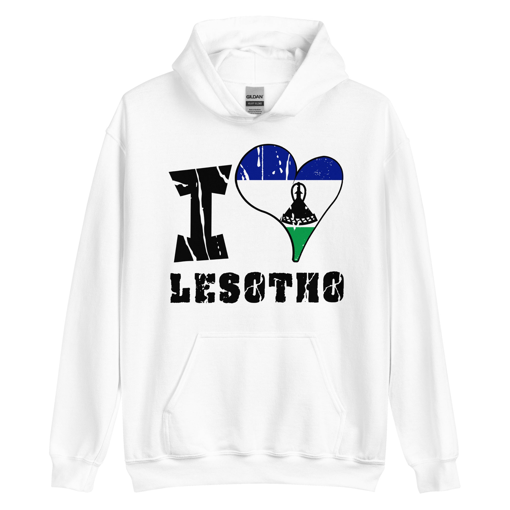 Unisex Hoodie - I Love Lesotho